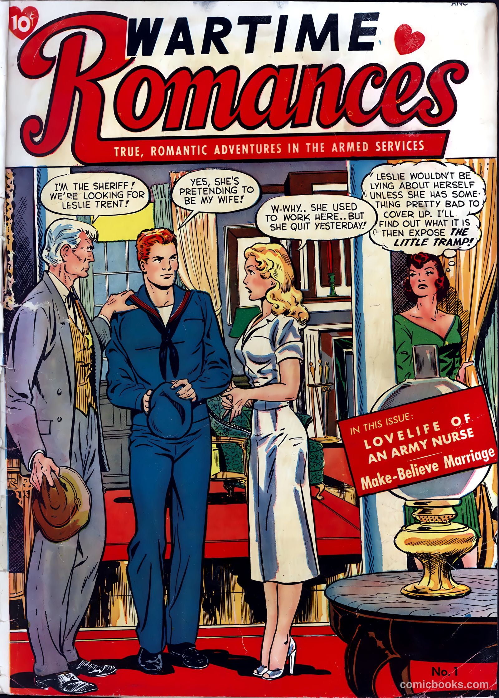 Wartime Romances #1 — page 1 of 37