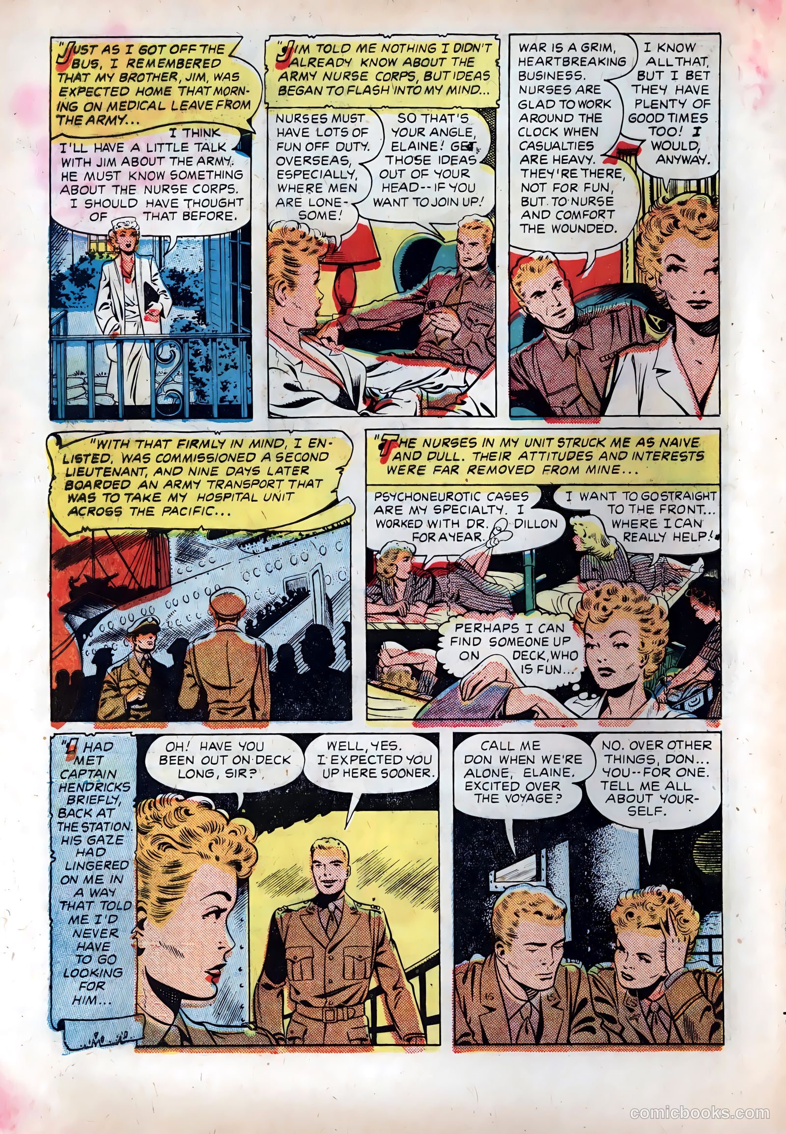 Wartime Romances #1 — page 5 of 37