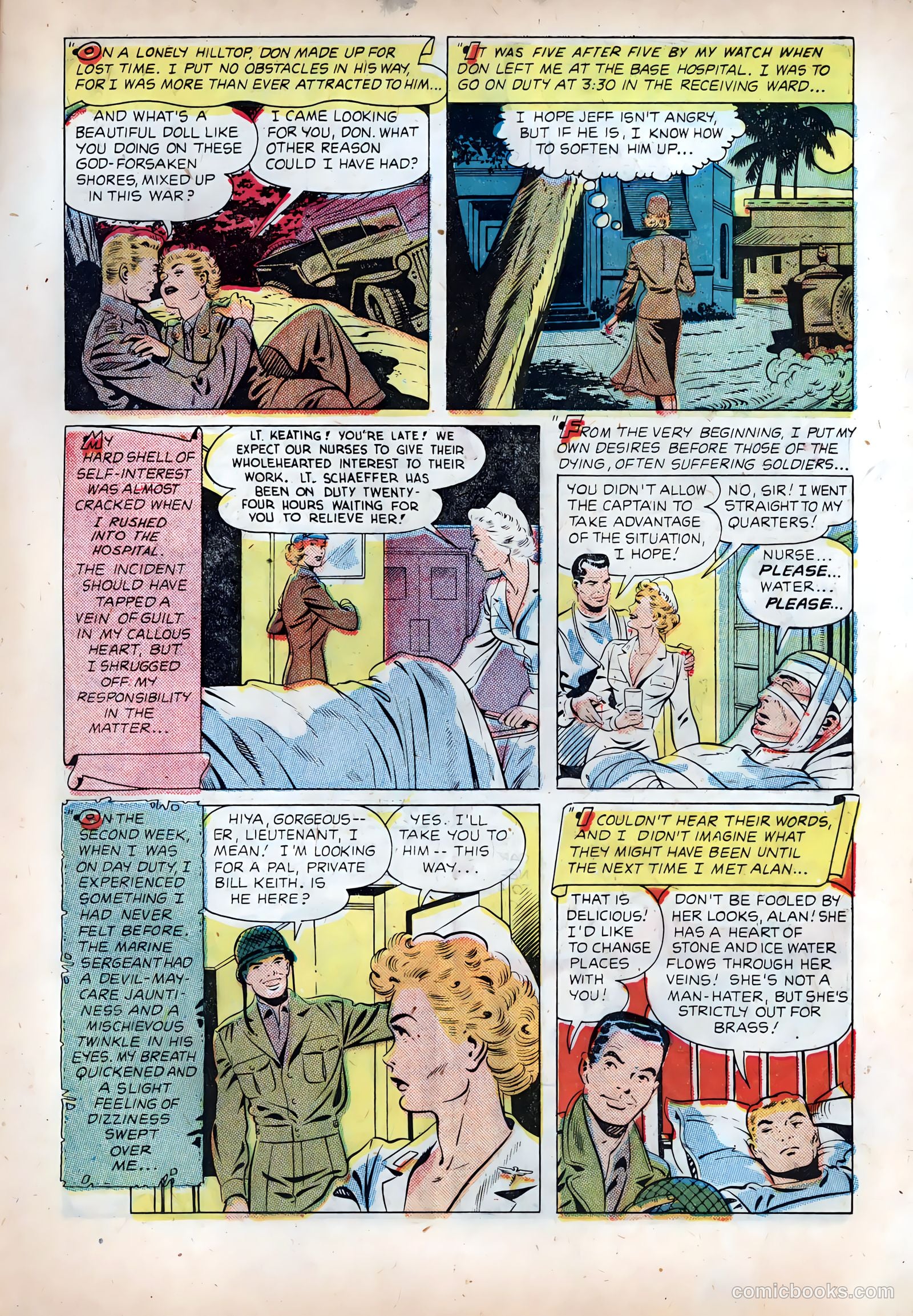 Wartime Romances #1 — page 8 of 37