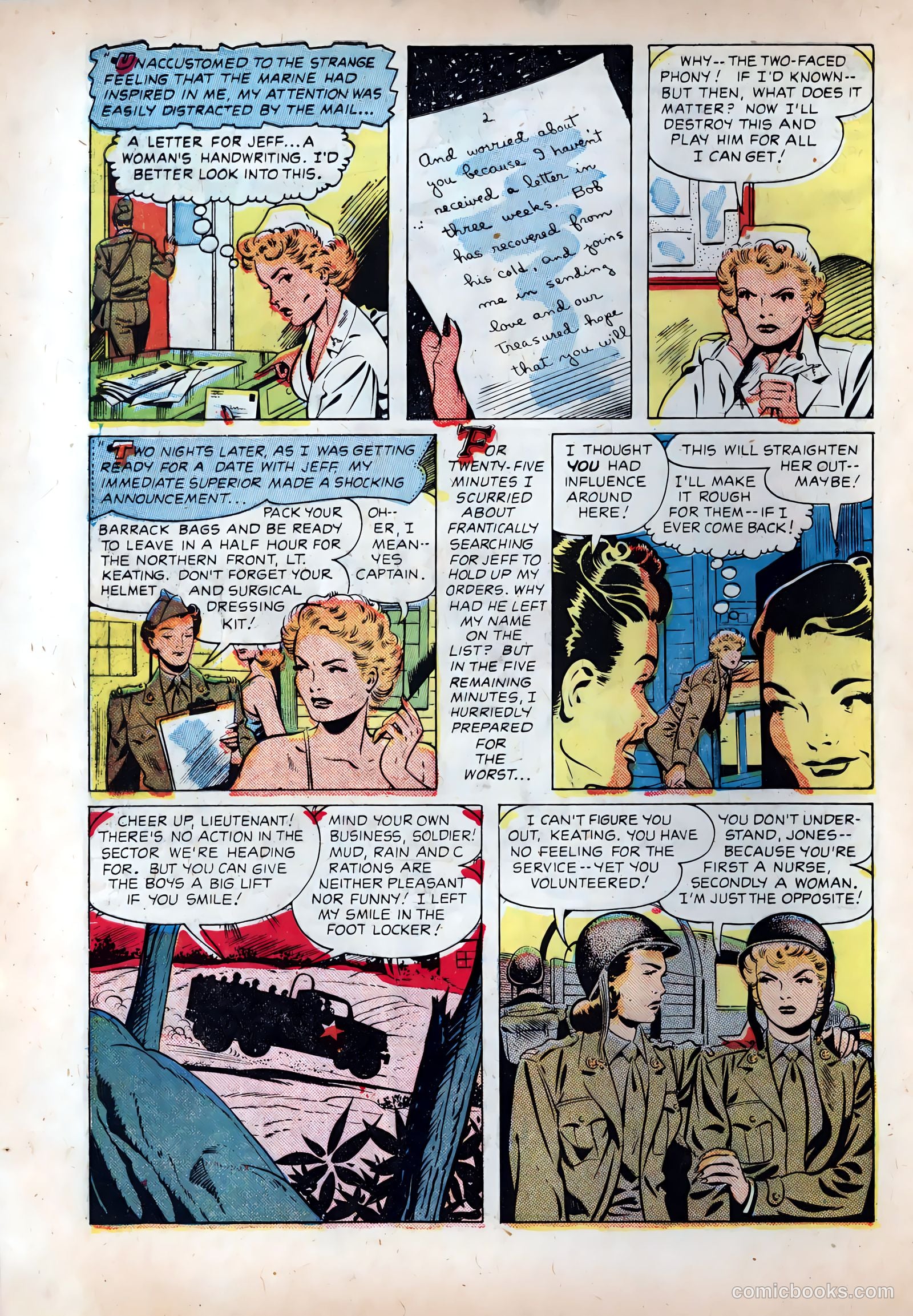 Wartime Romances #1 — page 9 of 37