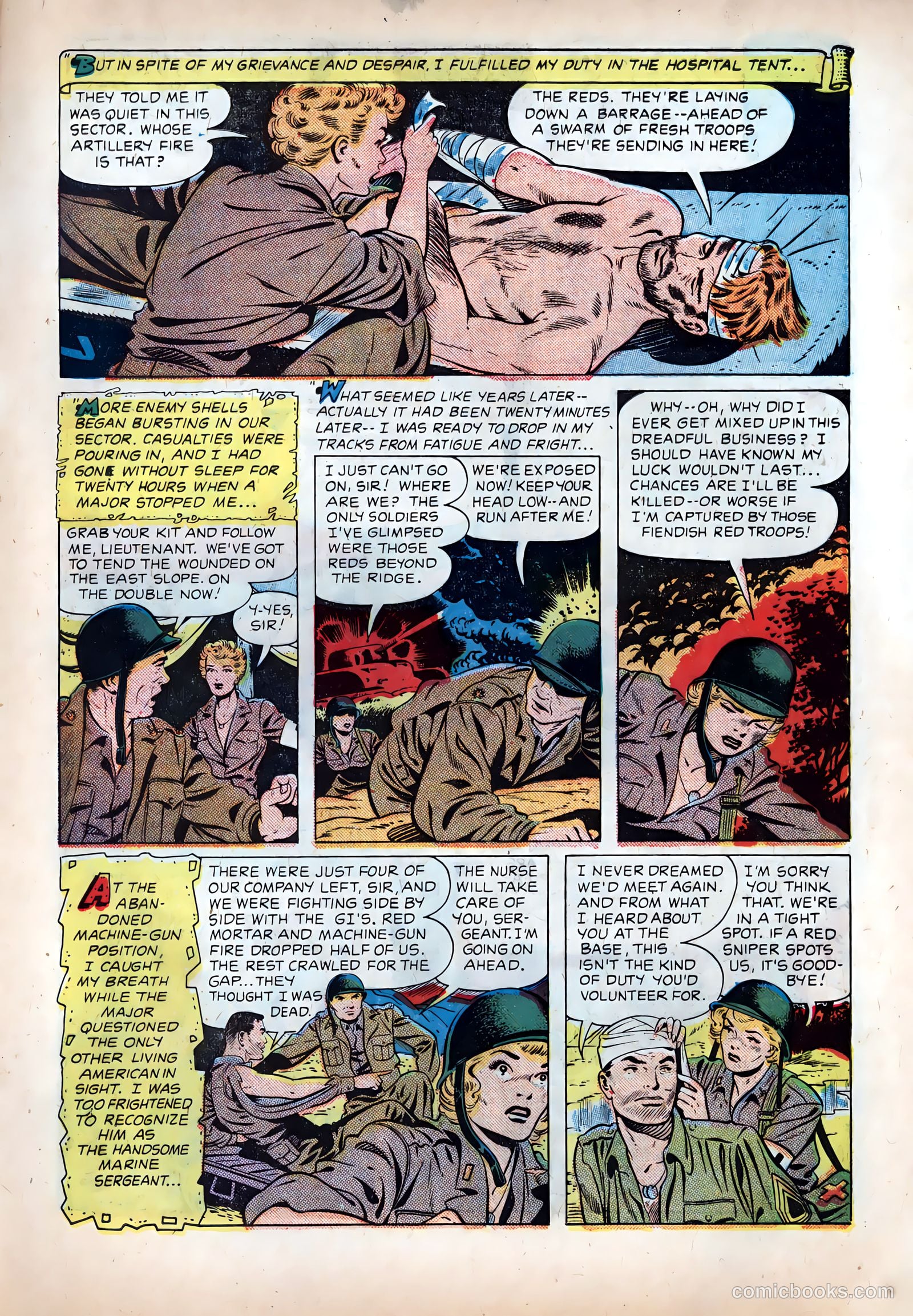 Wartime Romances #1 — page 10 of 37