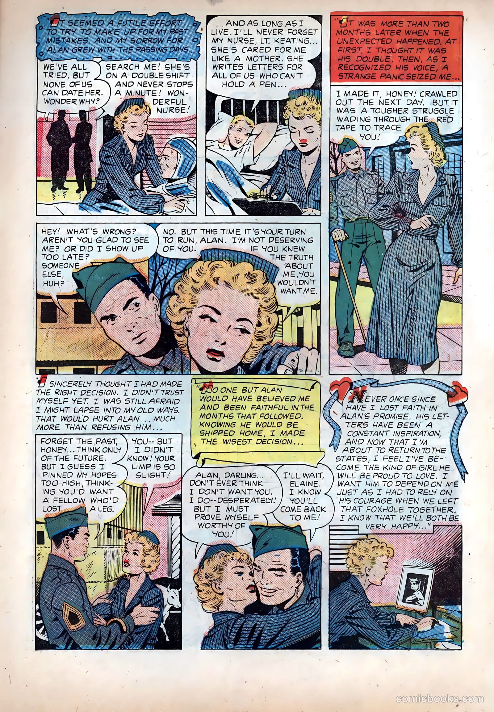 Wartime Romances #1 — page 12 of 37