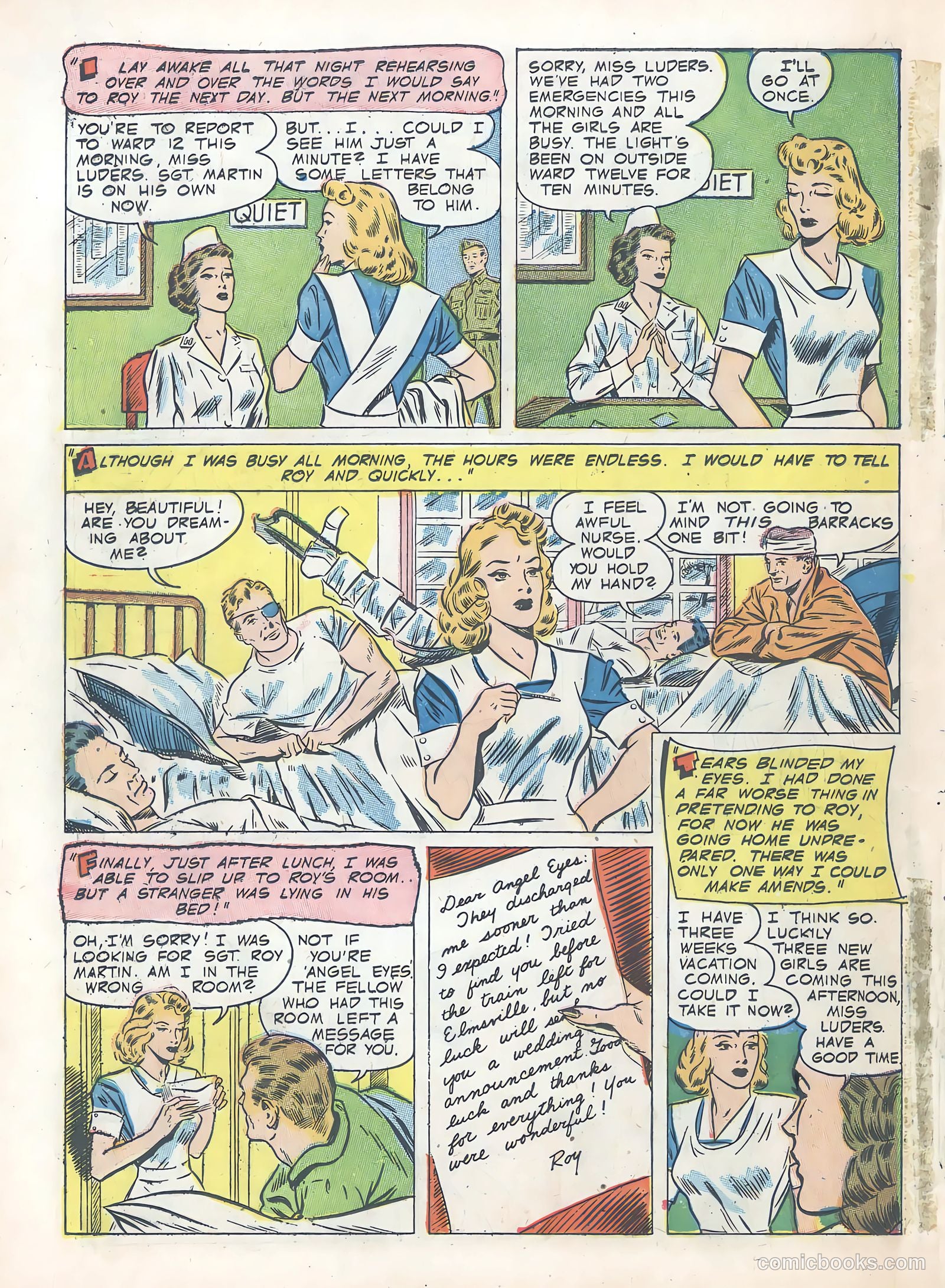 Wartime Romances #10 — page 22 of 36