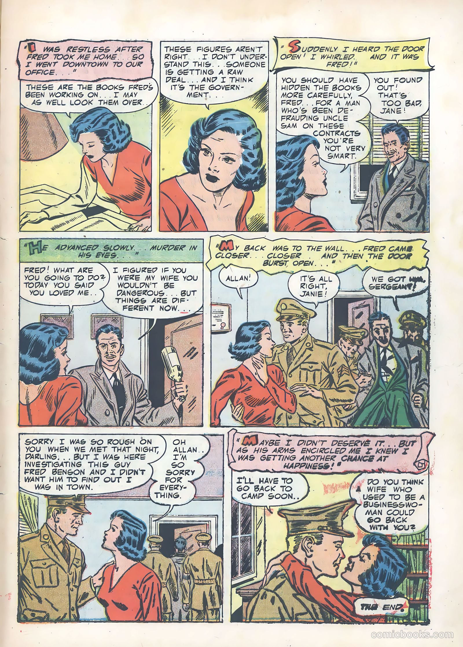 Wartime Romances #10 — page 33 of 36