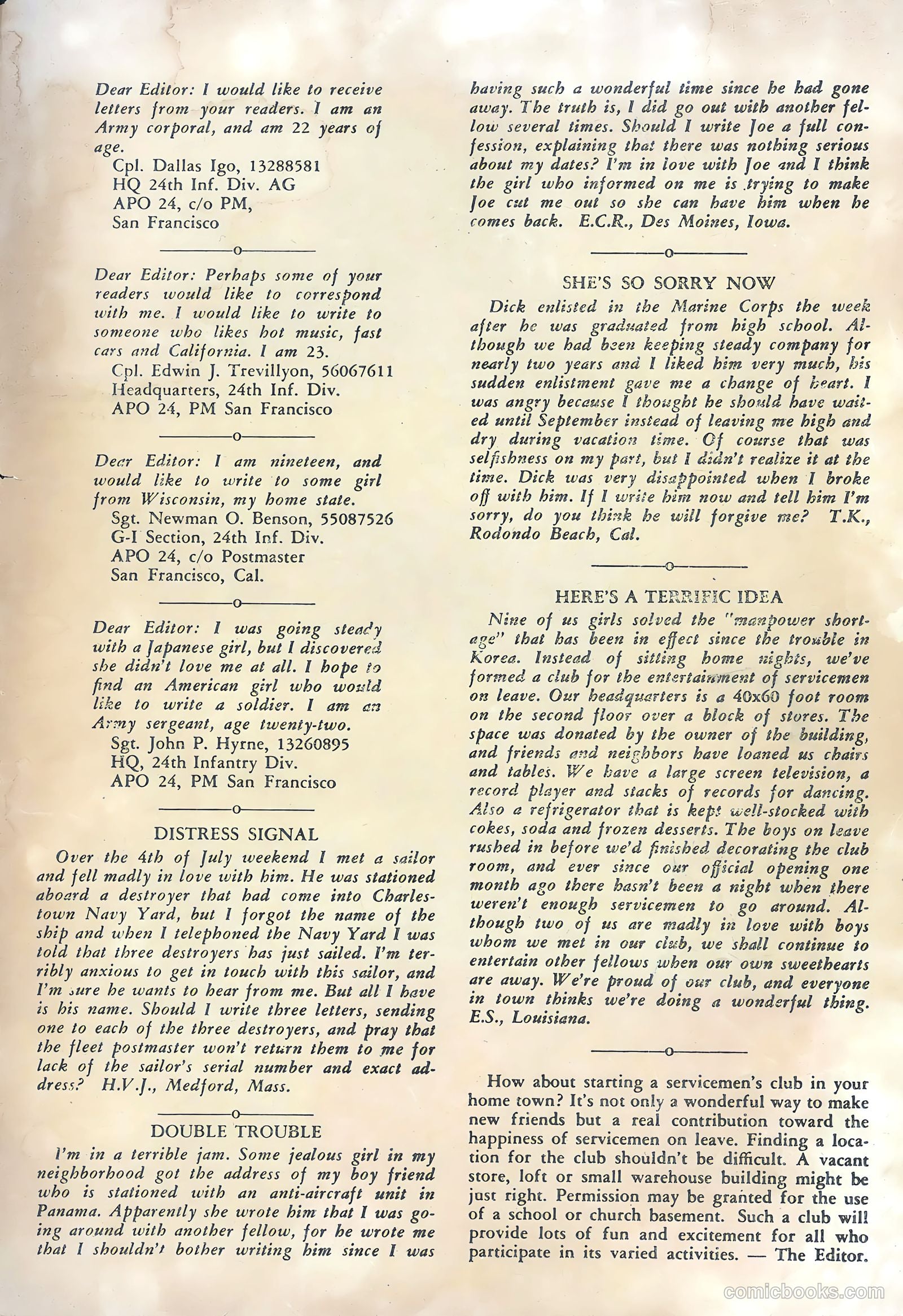 Wartime Romances #10 — page 35 of 36
