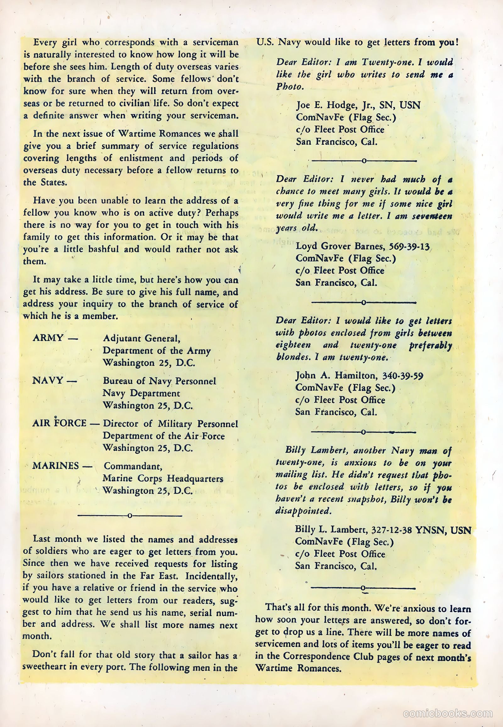 Wartime Romances #11 — page 27 of 36