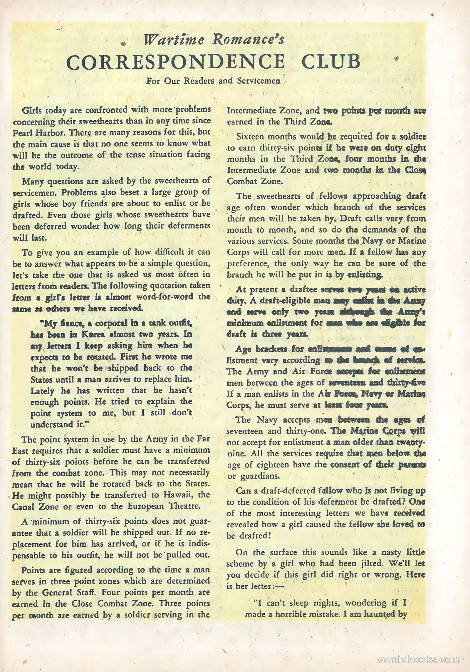 Wartime Romances #12 — page 23 of 36