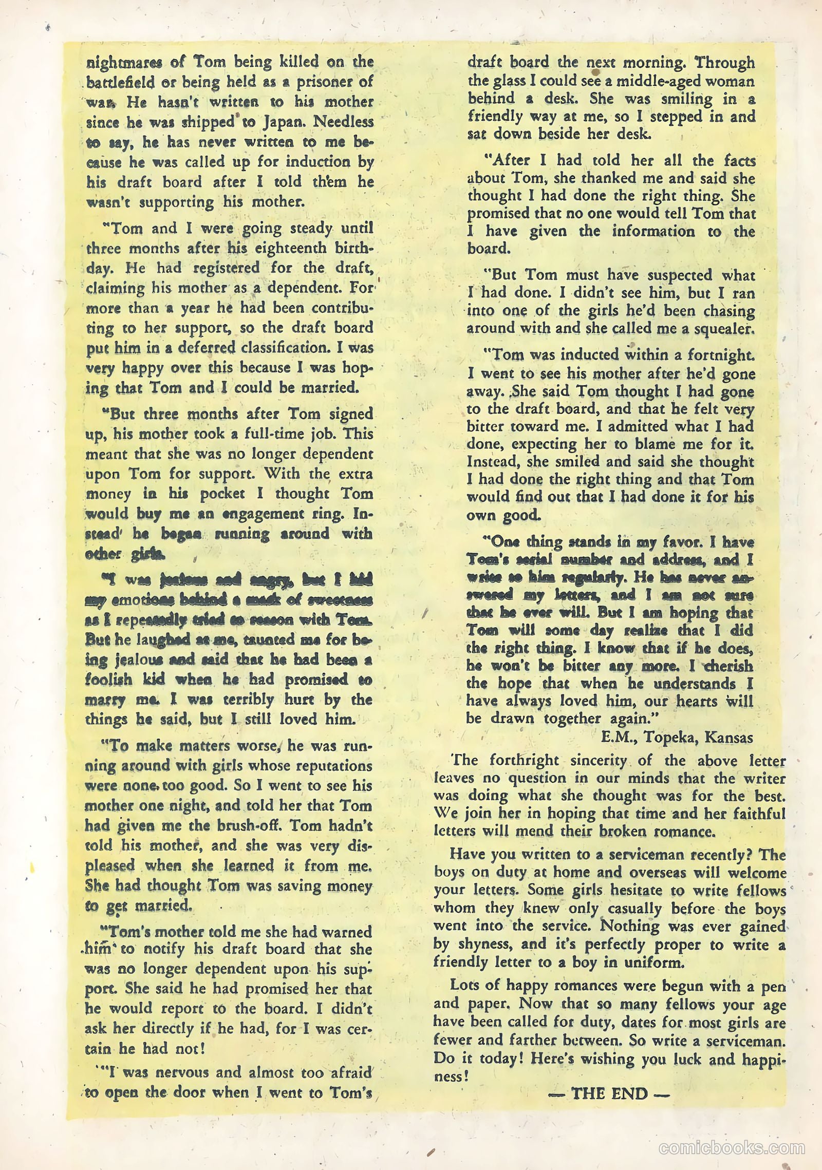 Wartime Romances #12 — page 24 of 36