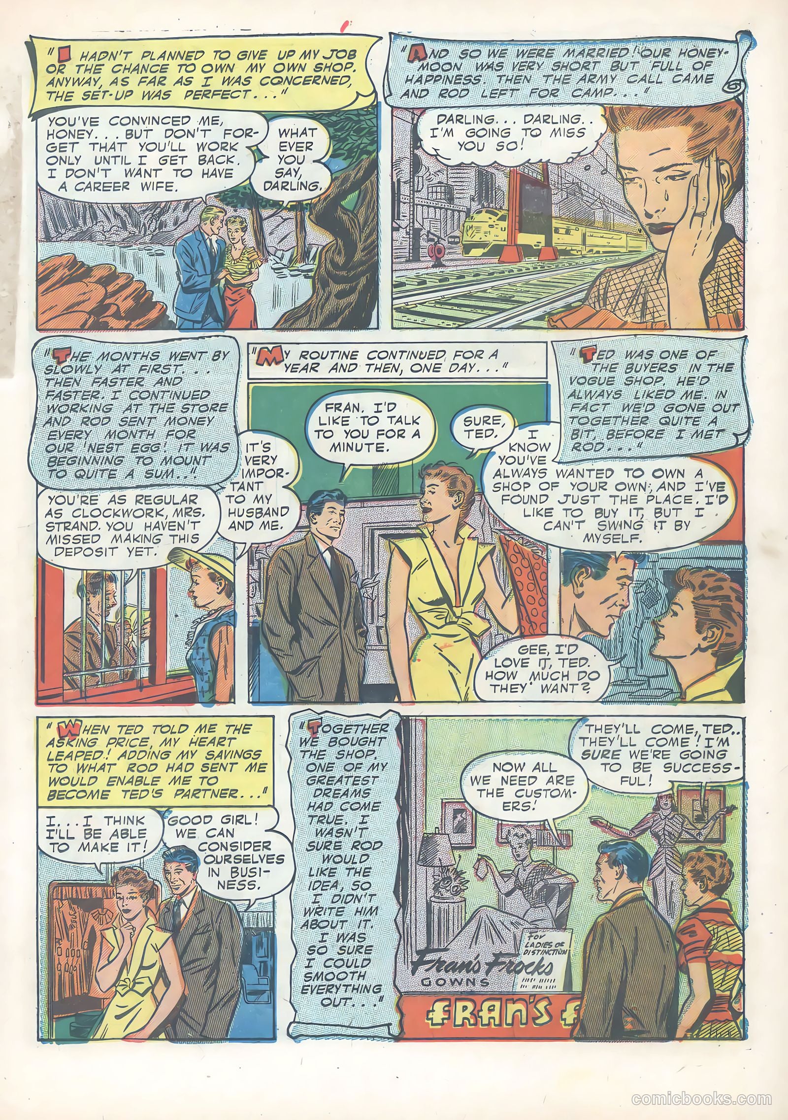 Wartime Romances #13 — page 15 of 36