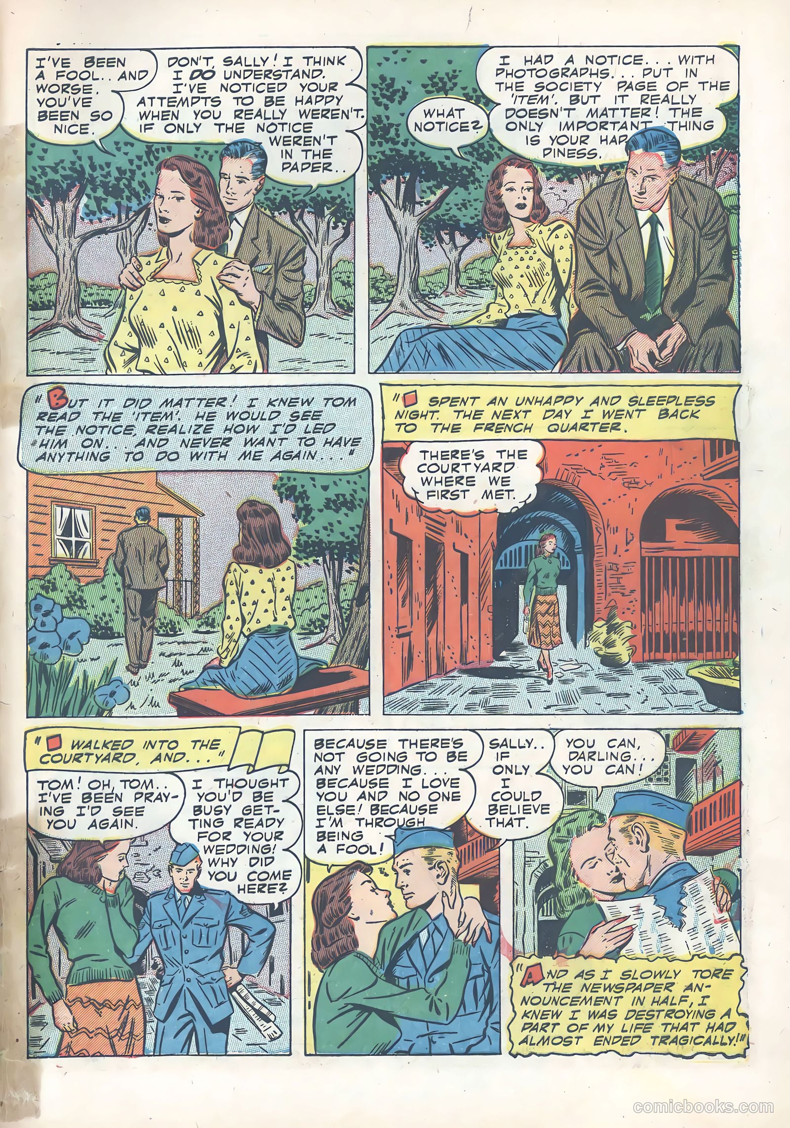 Wartime Romances #13 — page 33 of 36