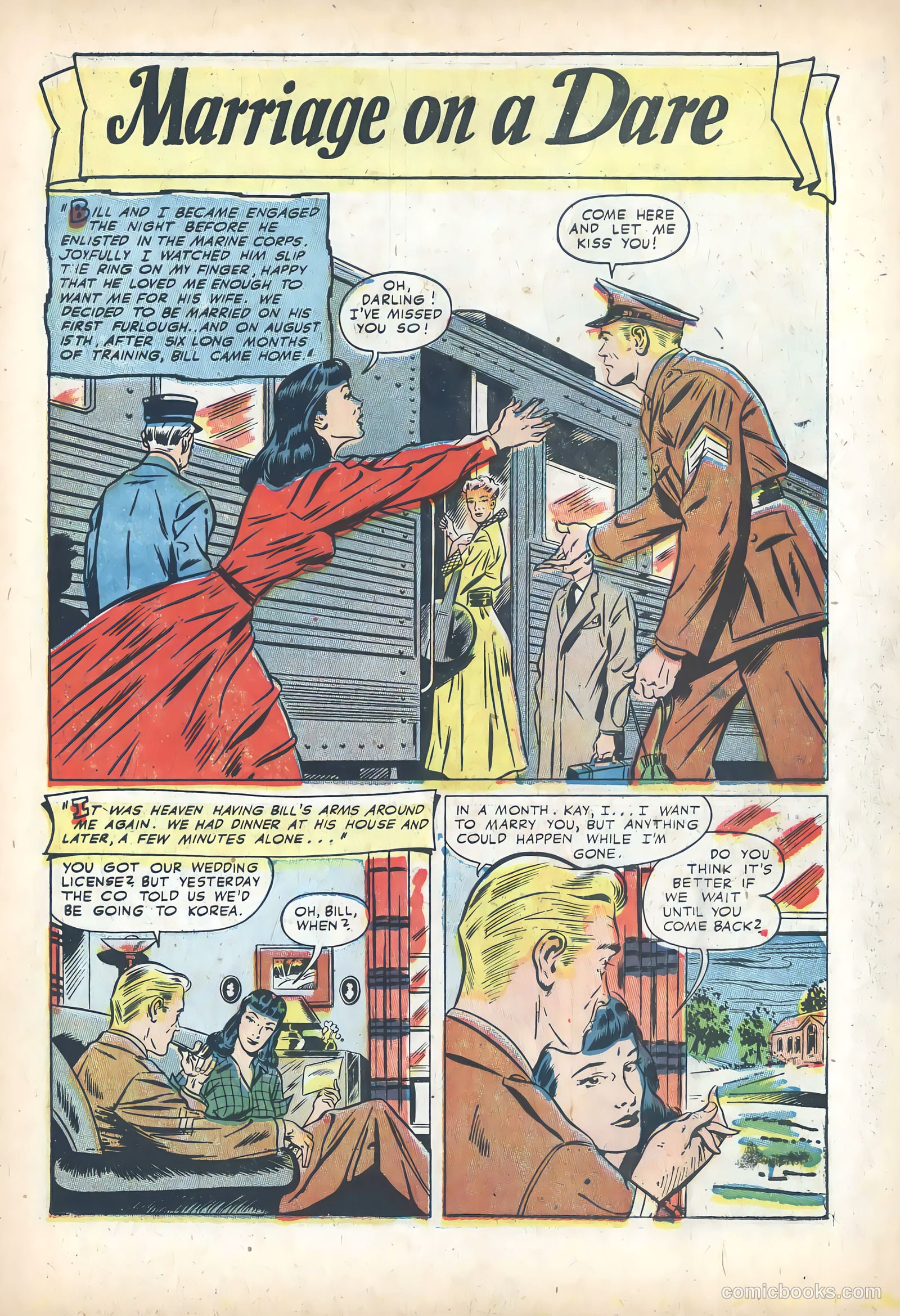 Wartime Romances #14 — page 3 of 36