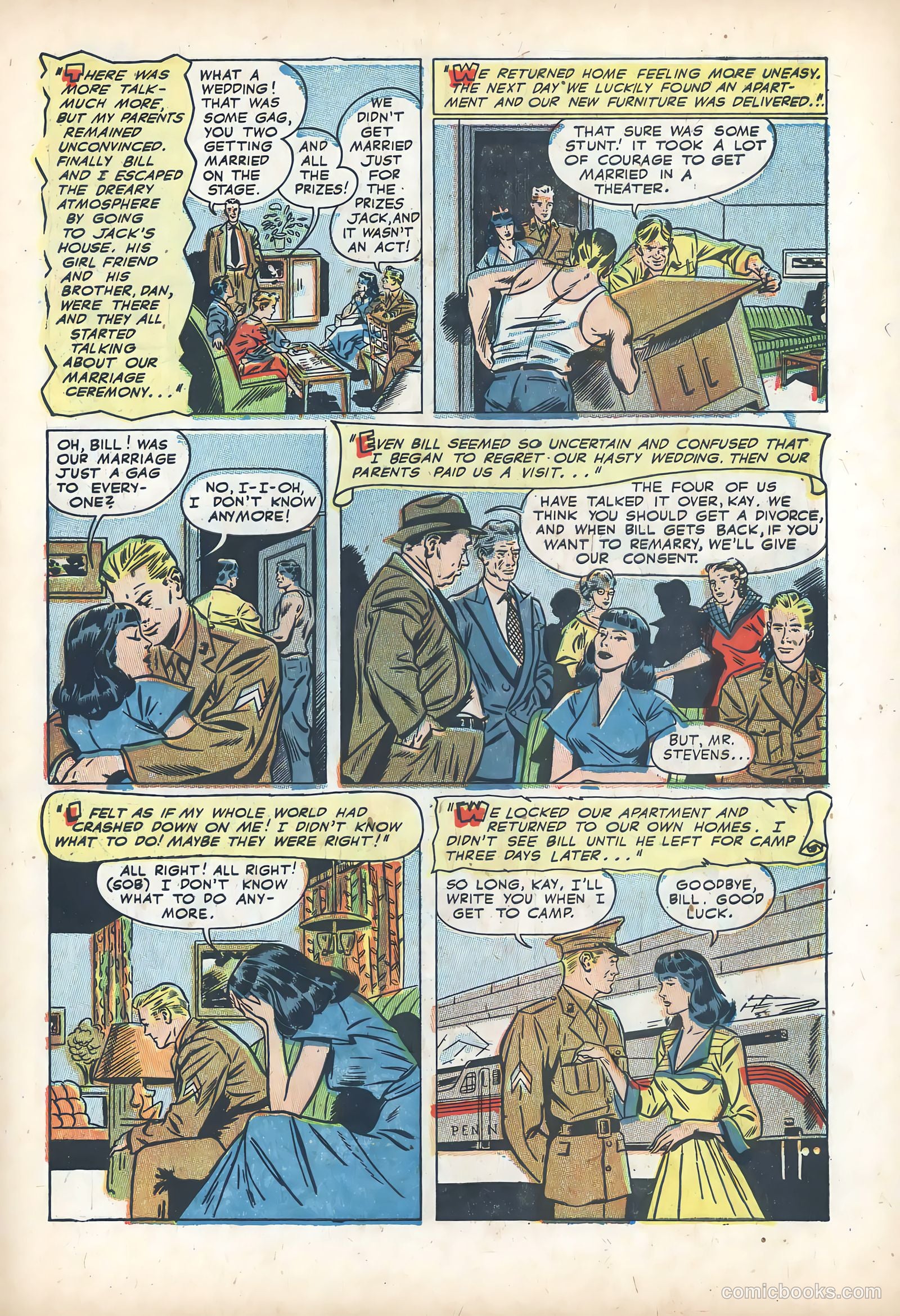Wartime Romances #14 — page 7 of 36