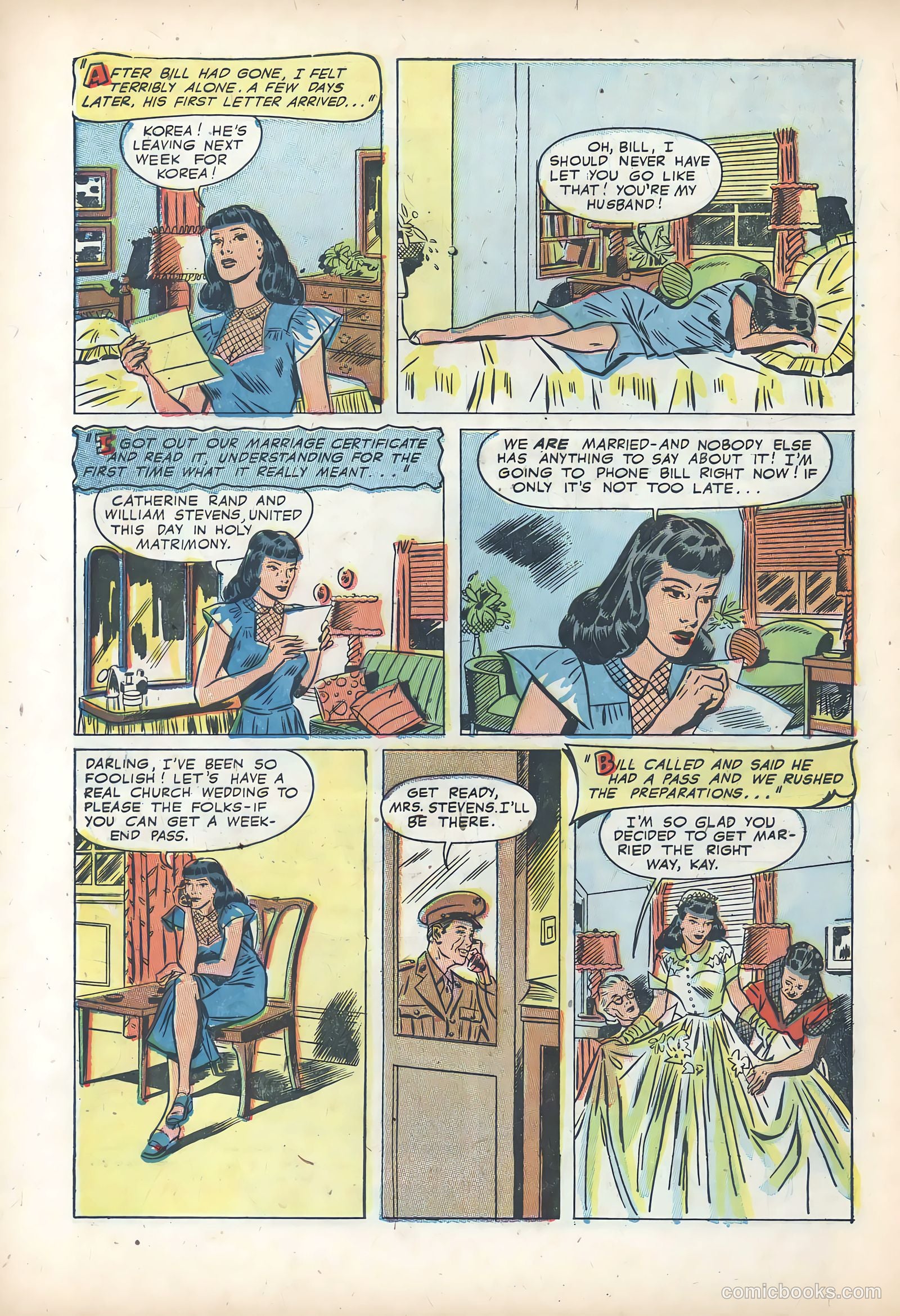 Wartime Romances #14 — page 8 of 36