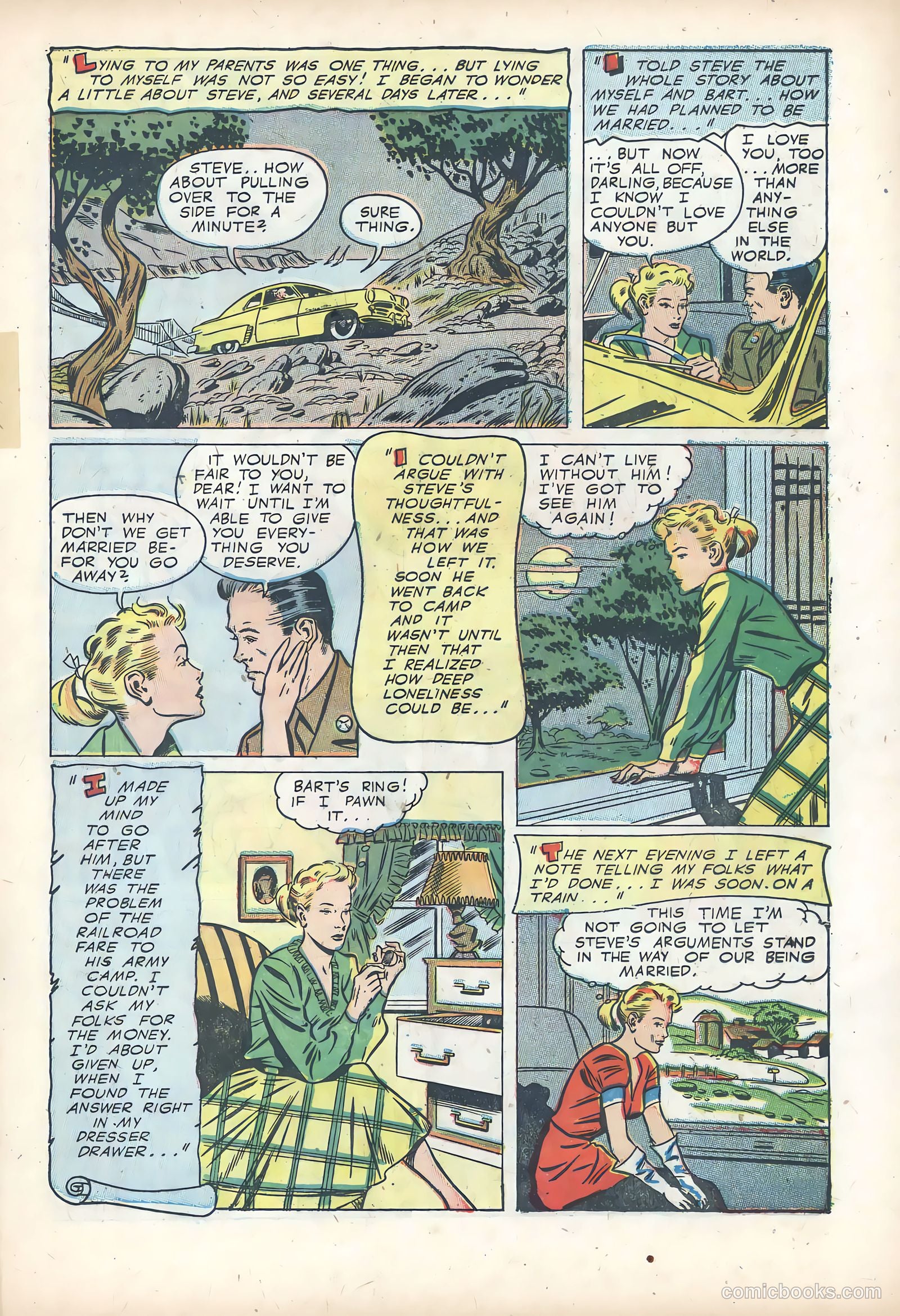 Wartime Romances #14 — page 17 of 36