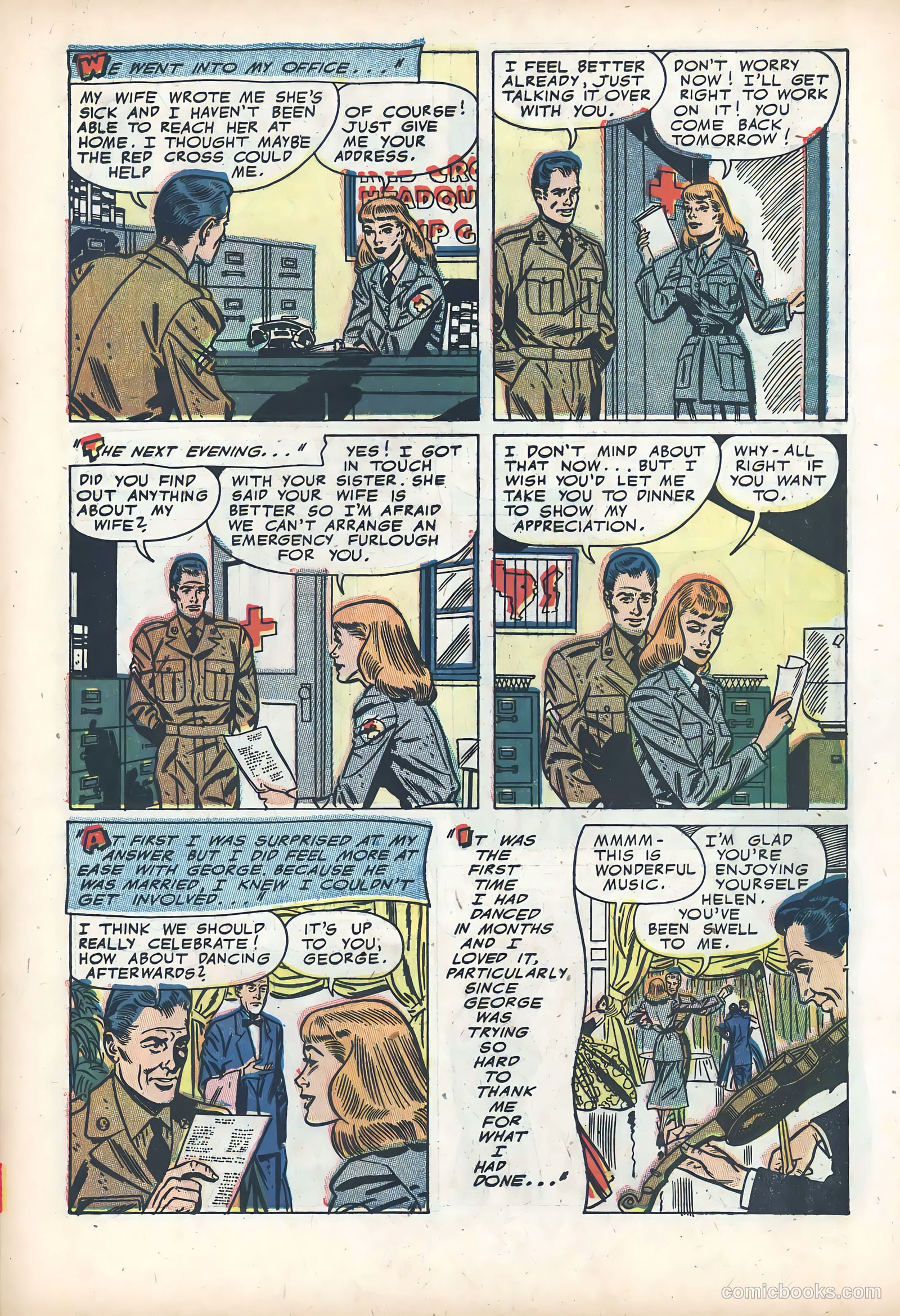 Wartime Romances #14 — page 21 of 36