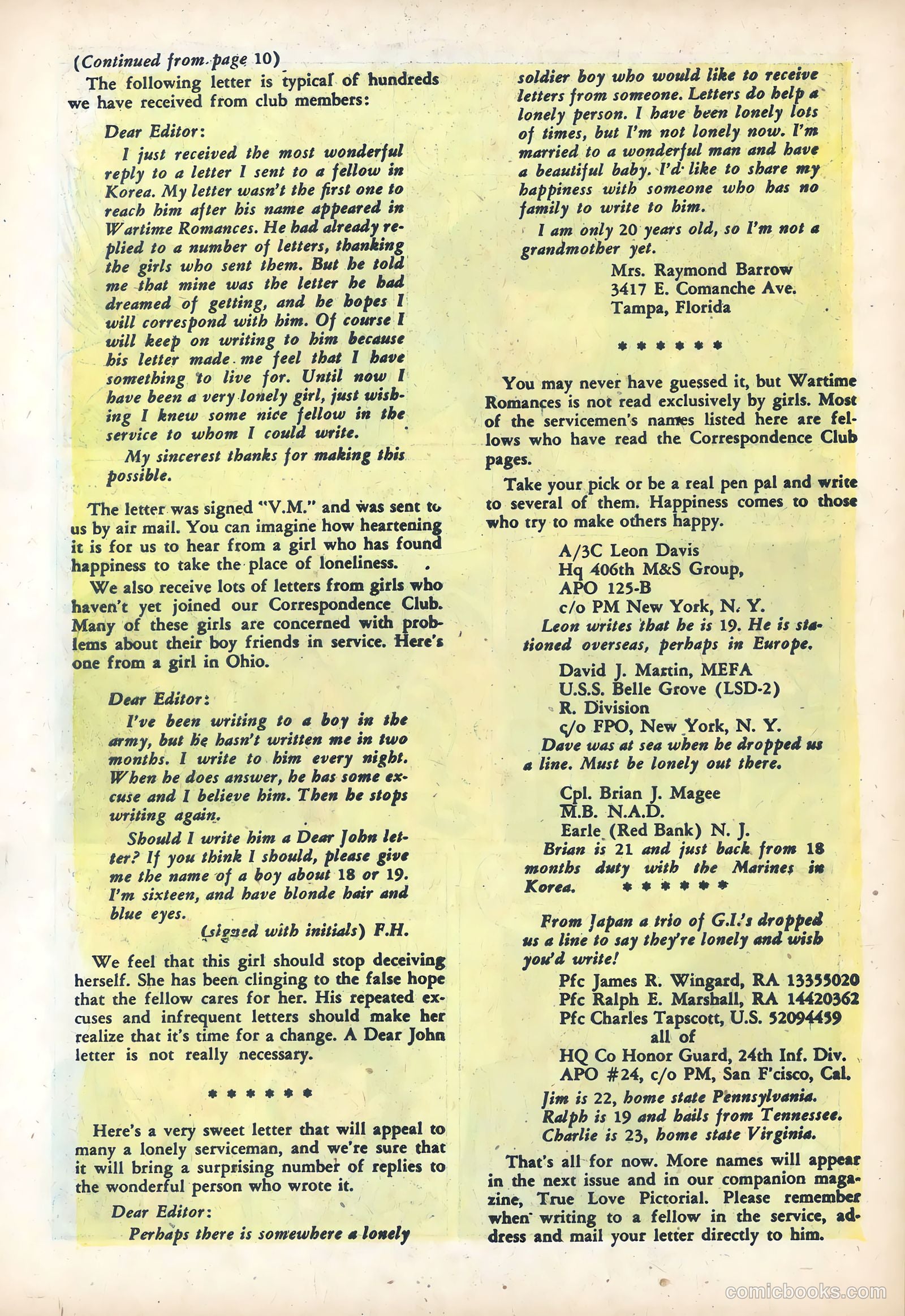 Wartime Romances #14 — page 28 of 36
