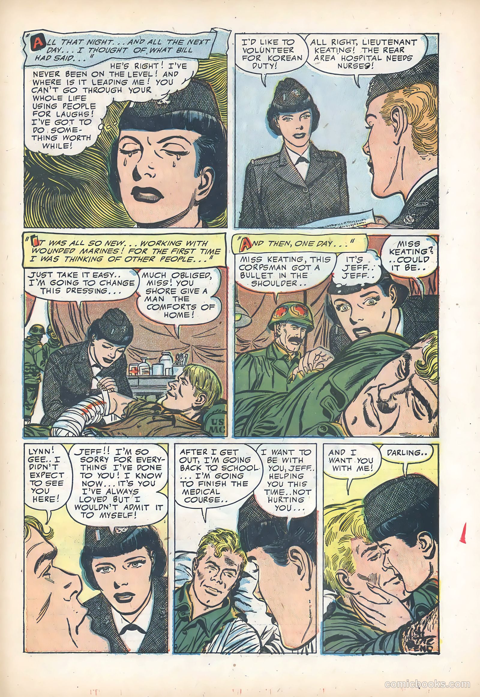 Wartime Romances #14 — page 33 of 36