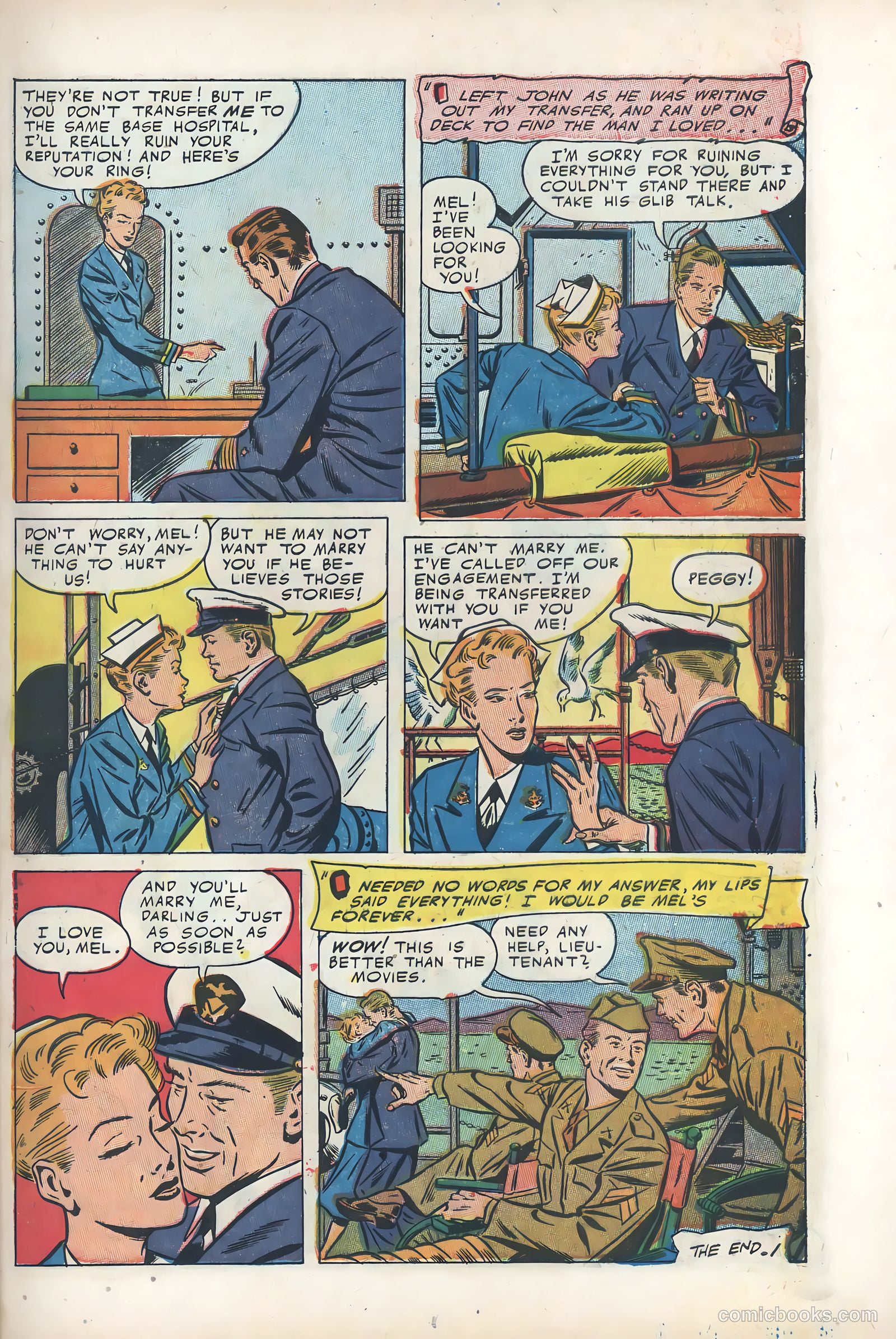 Wartime Romances #15 — page 9 of 36