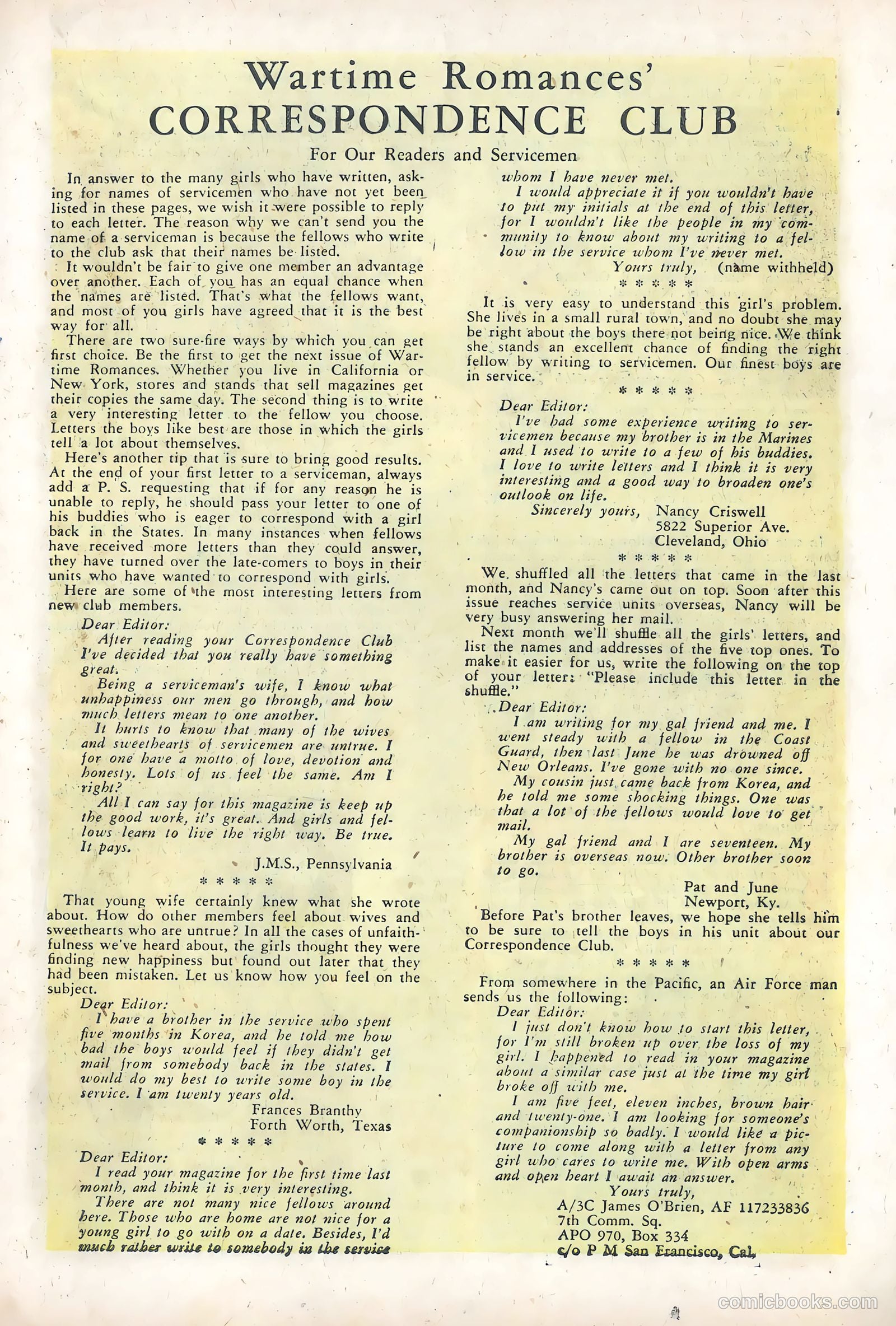 Wartime Romances #15 — page 27 of 36