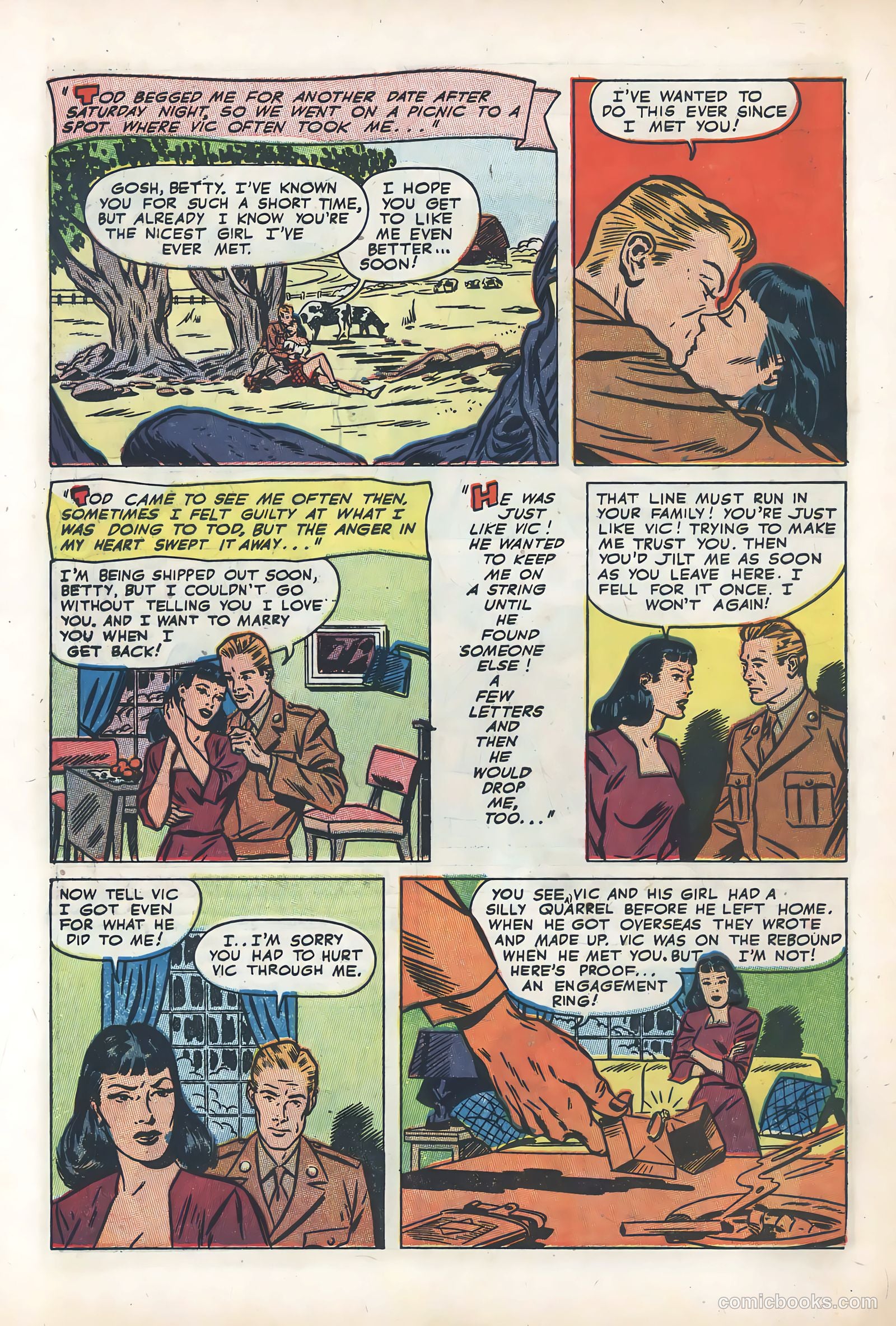Wartime Romances #15 — page 32 of 36