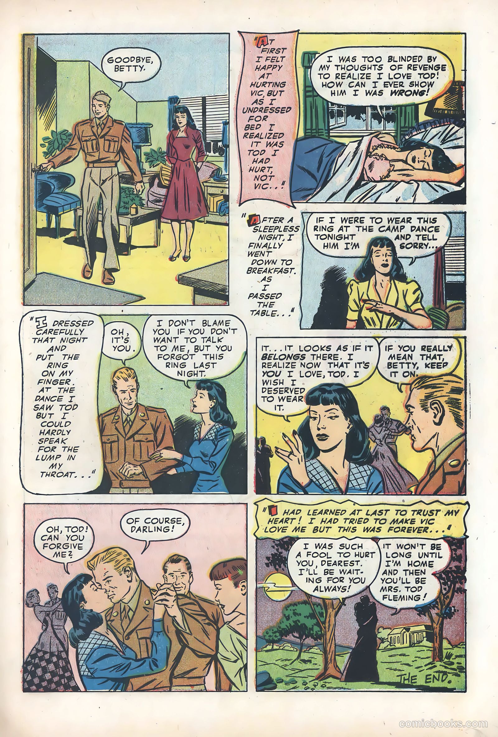 Wartime Romances #15 — page 33 of 36