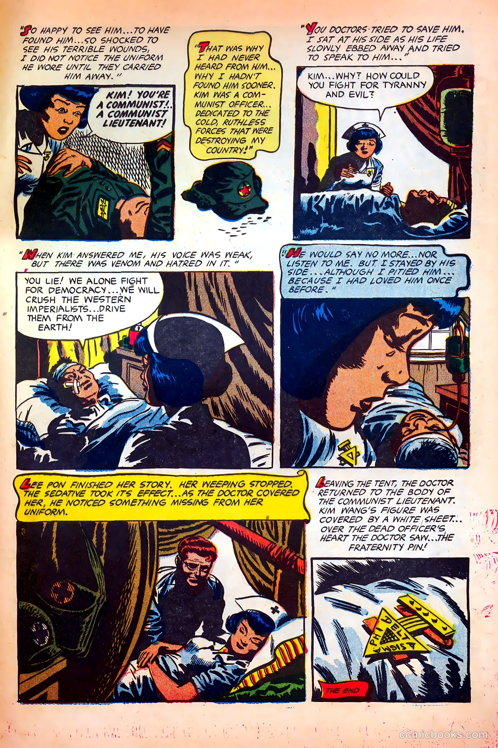 Wartime Romances #16 — page 33 of 36
