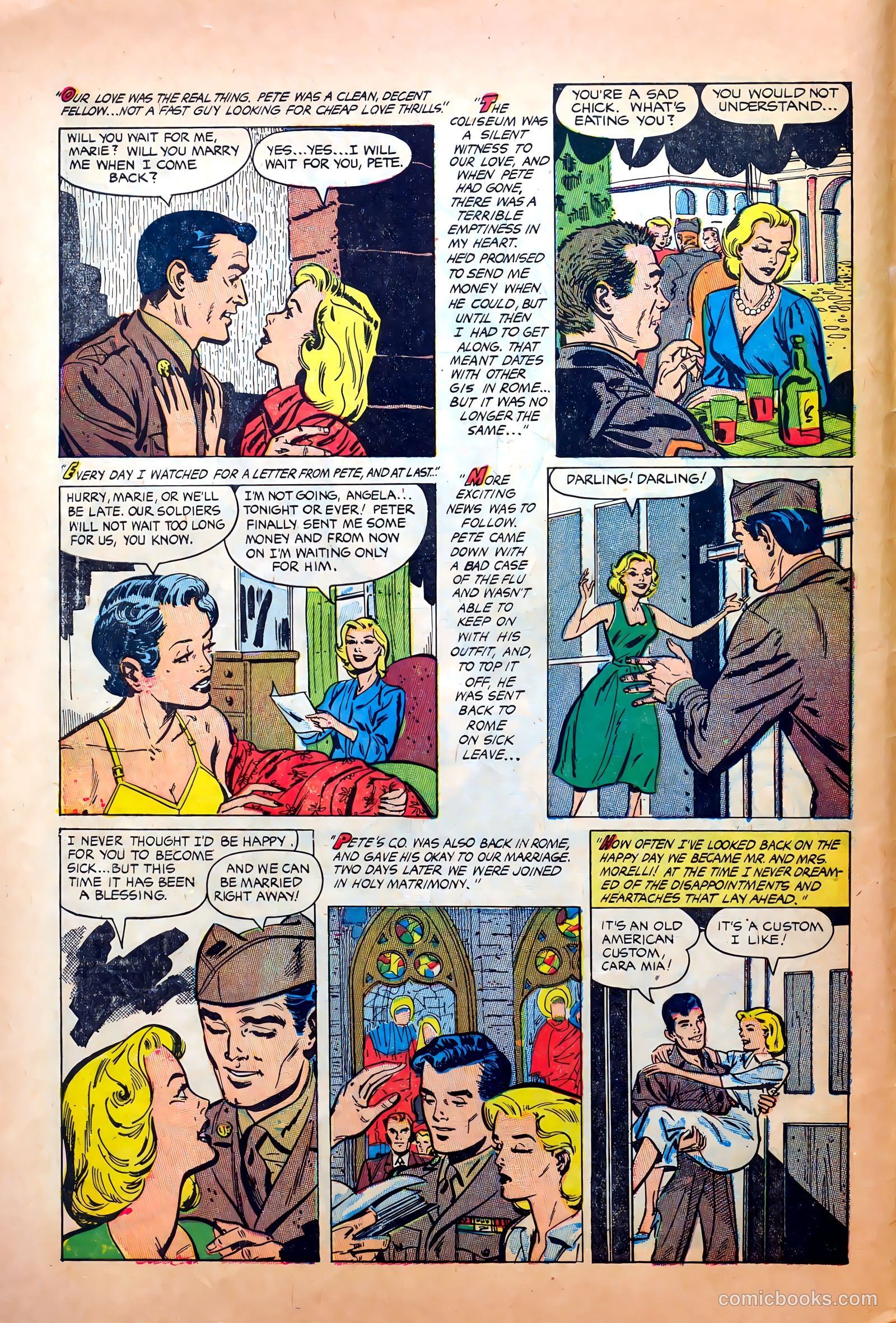 Wartime Romances #17 — page 6 of 36