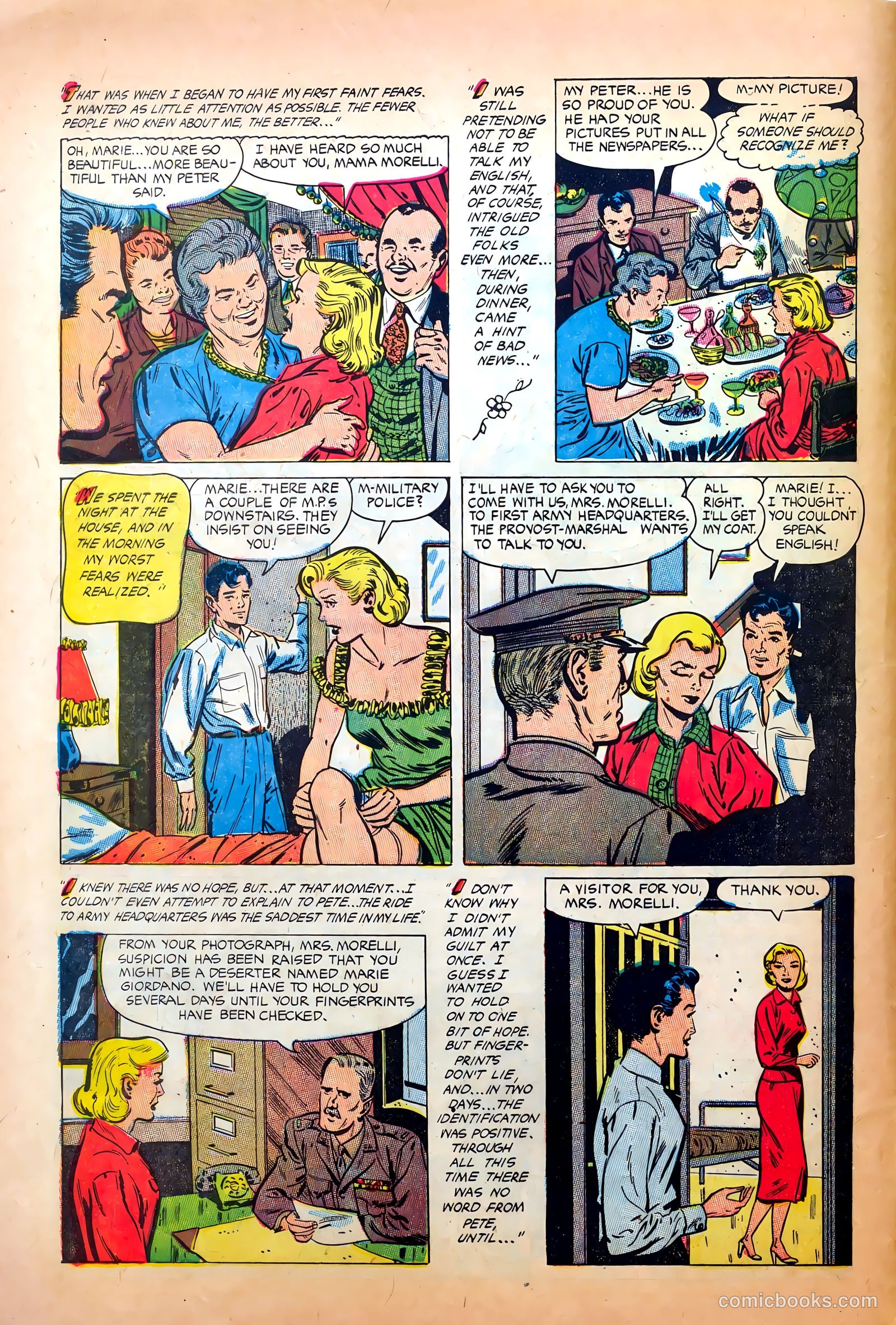 Wartime Romances #17 — page 8 of 36