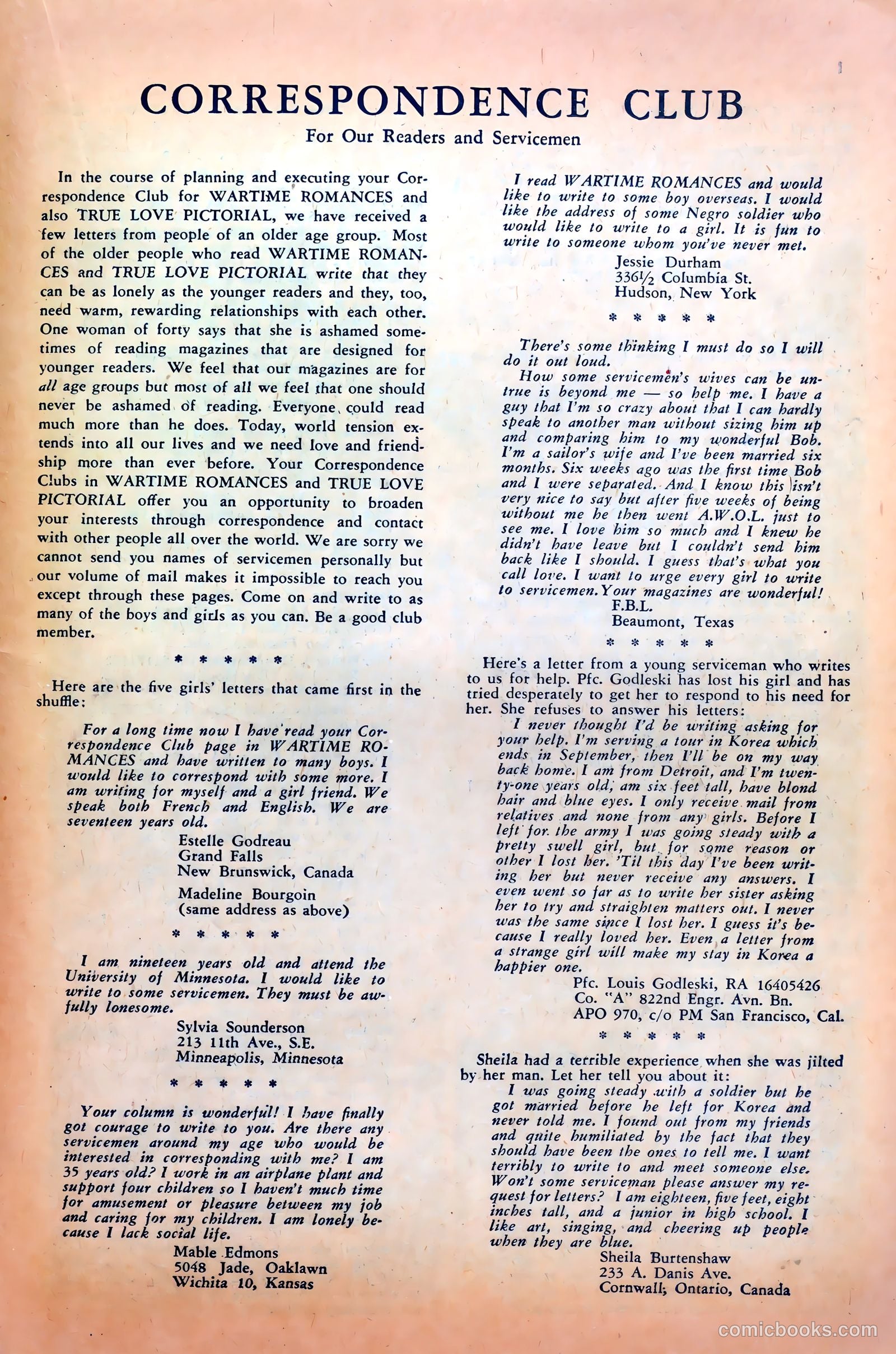 Wartime Romances #17 — page 23 of 36
