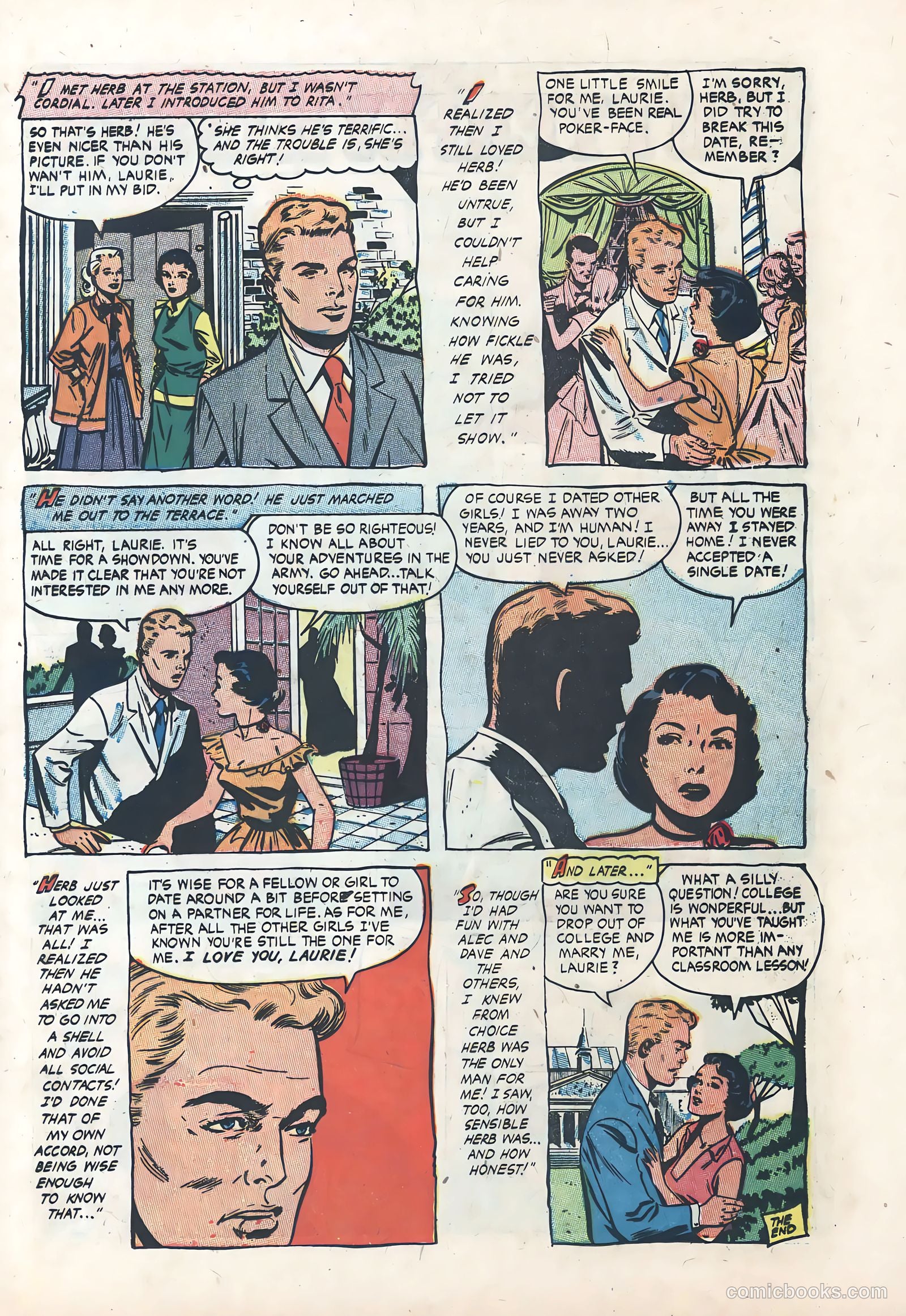 Wartime Romances #18 — page 21 of 36