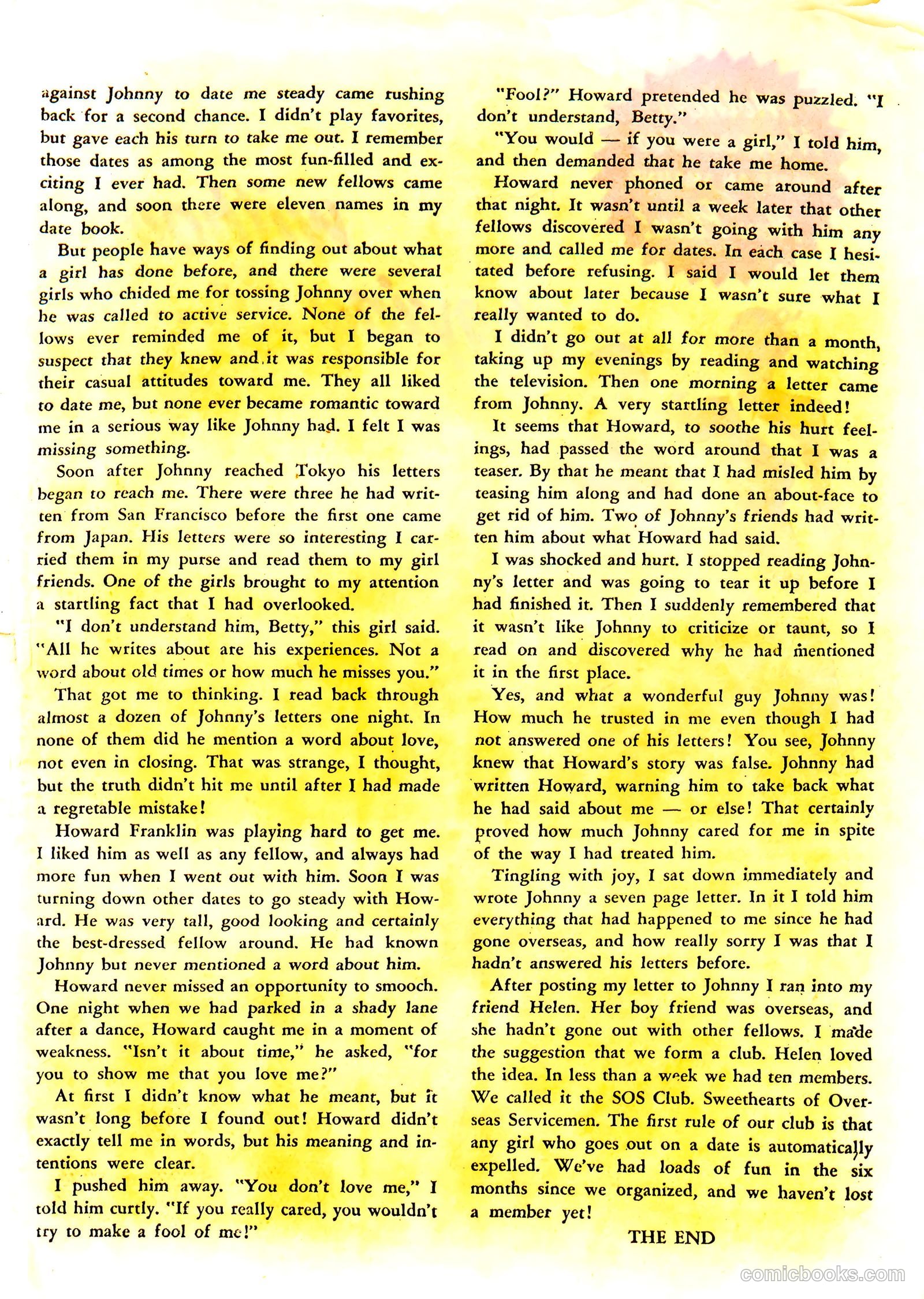 Wartime Romances #2 — page 35 of 36
