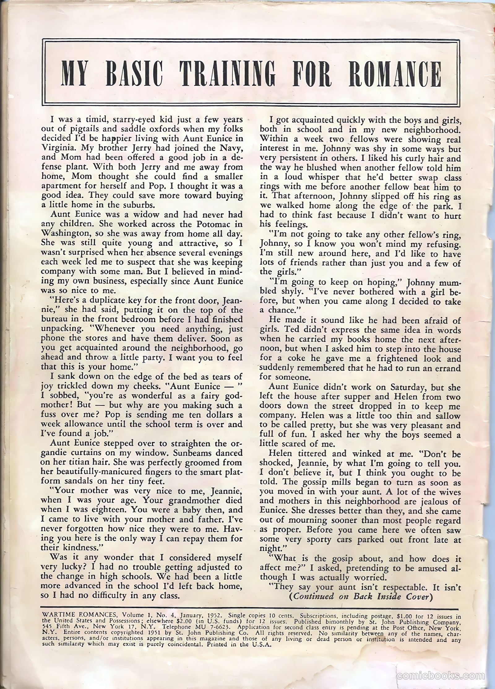 Wartime Romances #4 — page 2 of 36