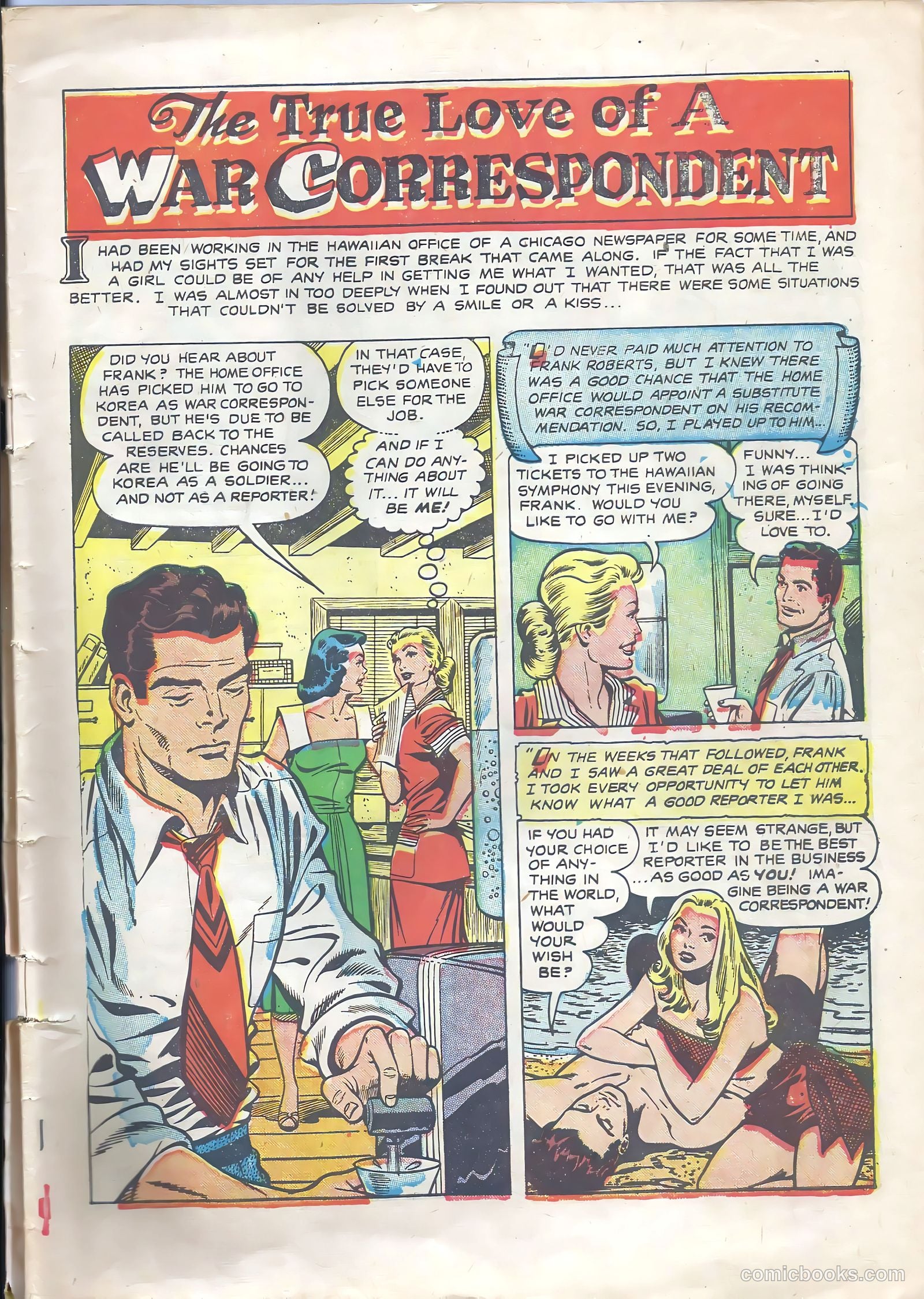 Wartime Romances #4 — page 3 of 36
