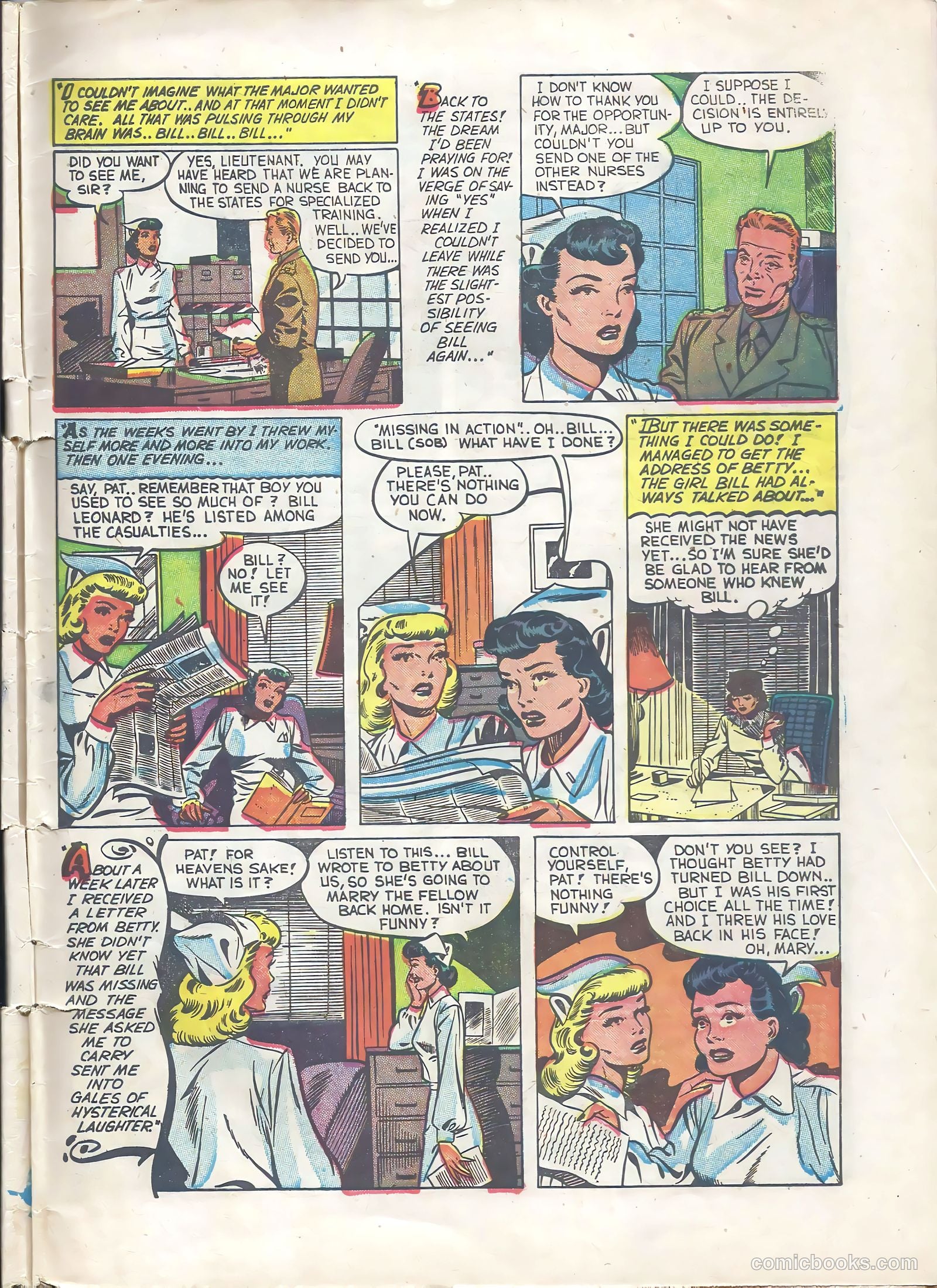 Wartime Romances #4 — page 33 of 36