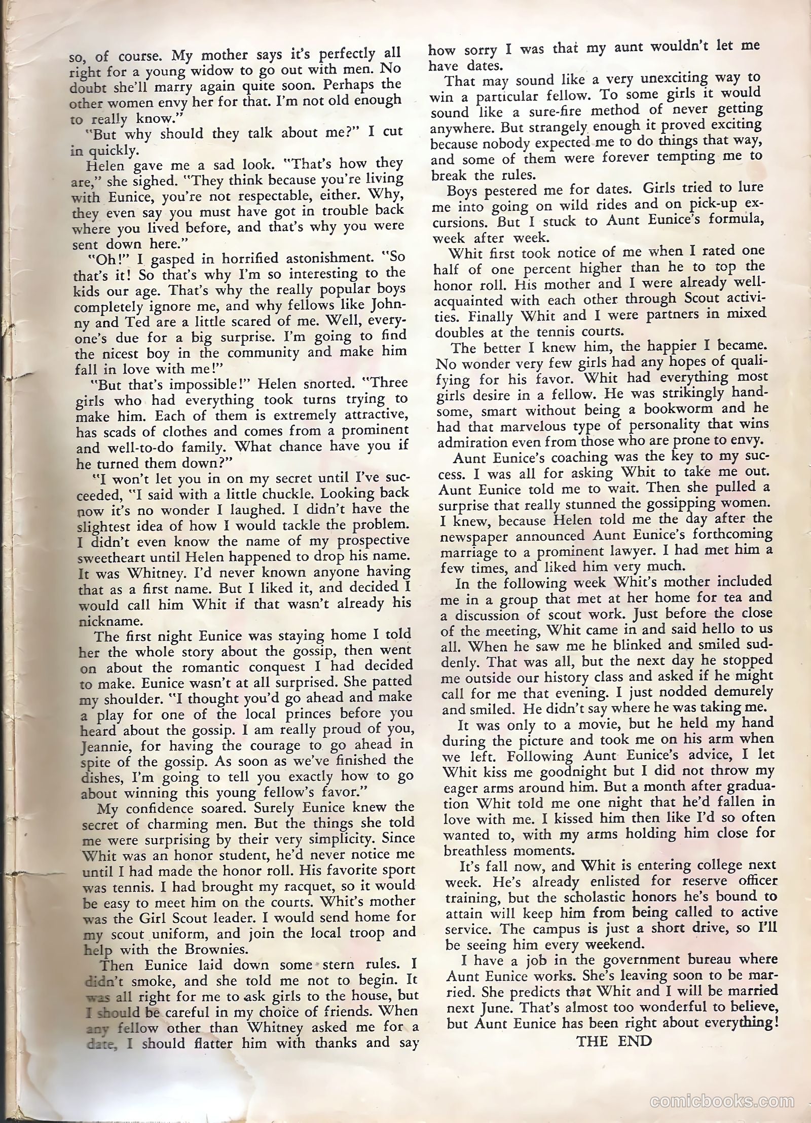 Wartime Romances #4 — page 35 of 36