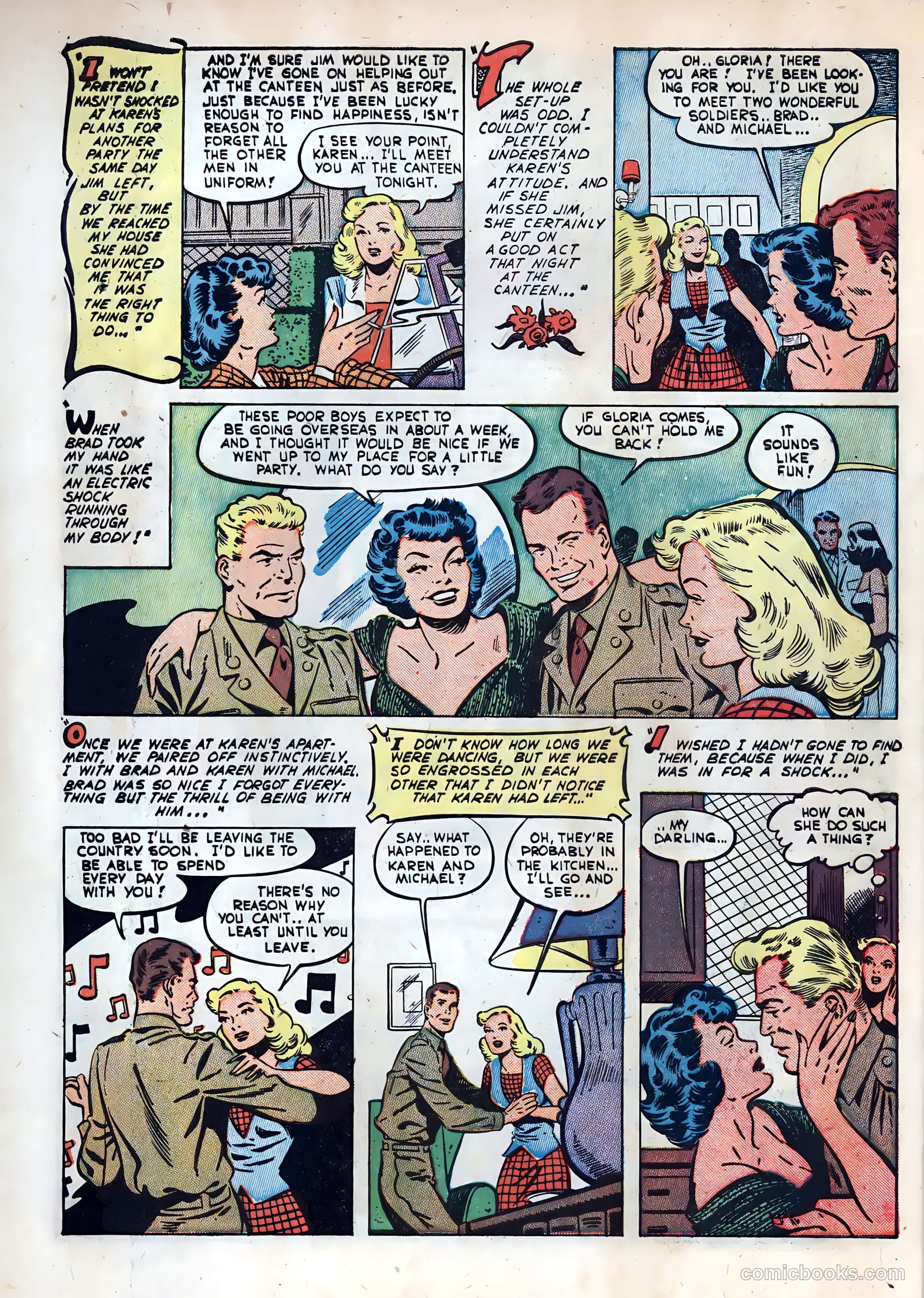 Wartime Romances #5 — page 6 of 36
