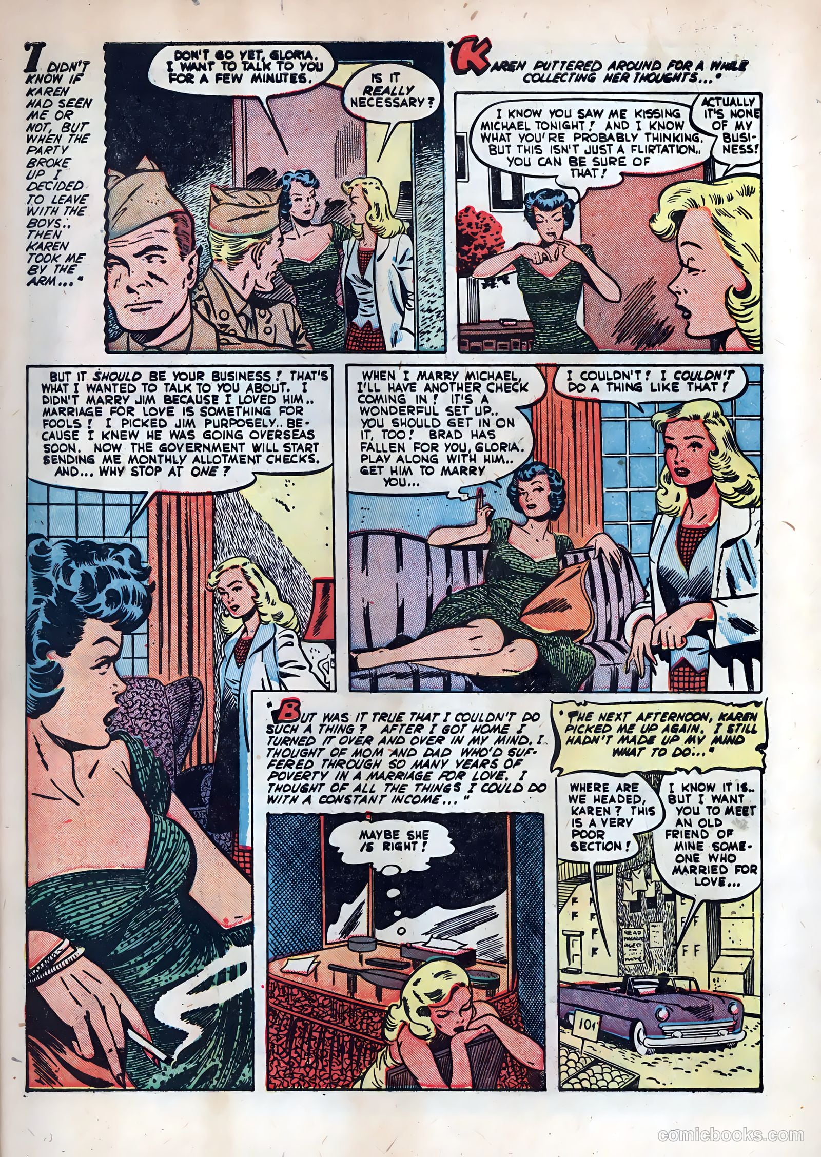 Wartime Romances #5 — page 7 of 36
