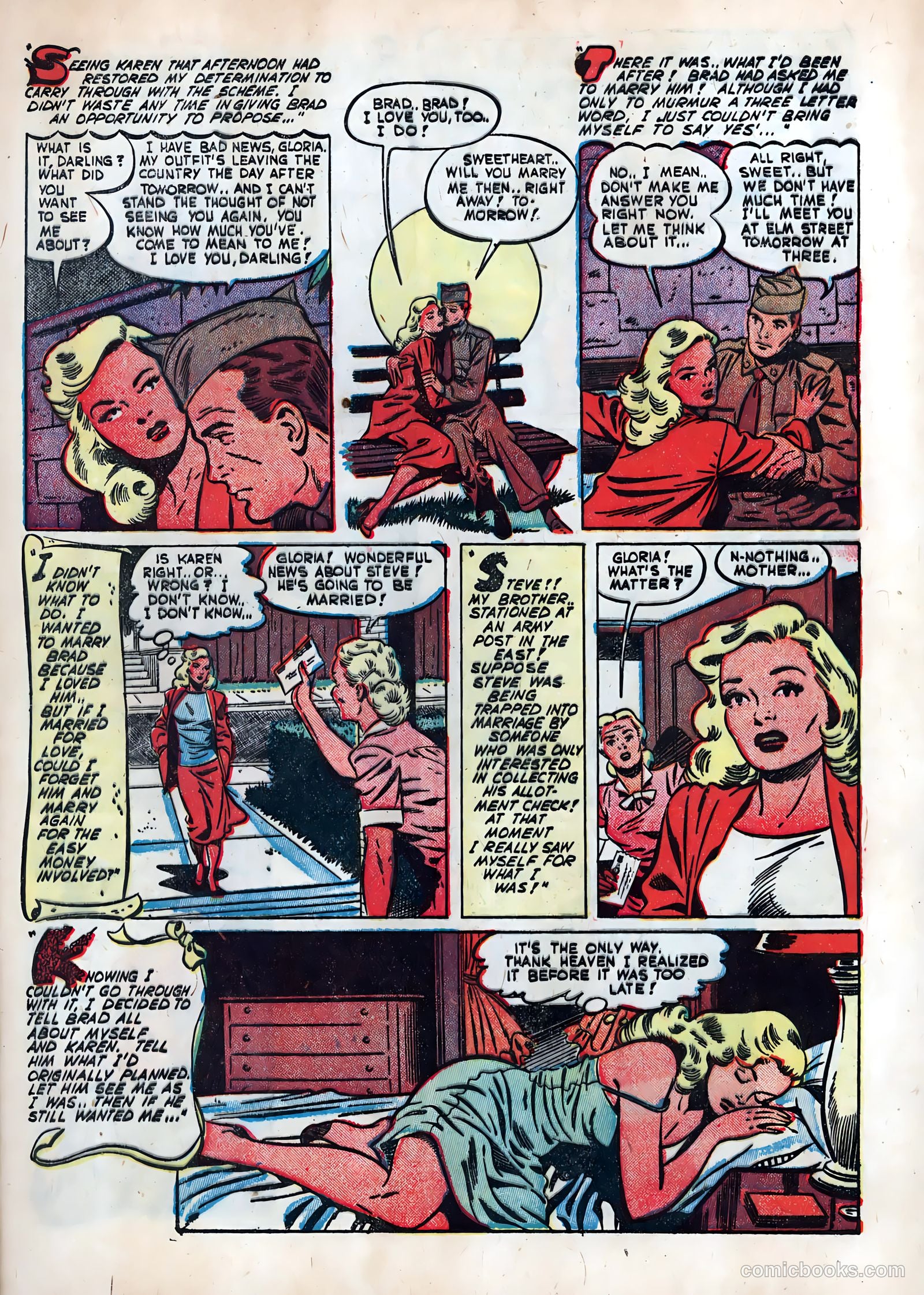 Wartime Romances #5 — page 9 of 36