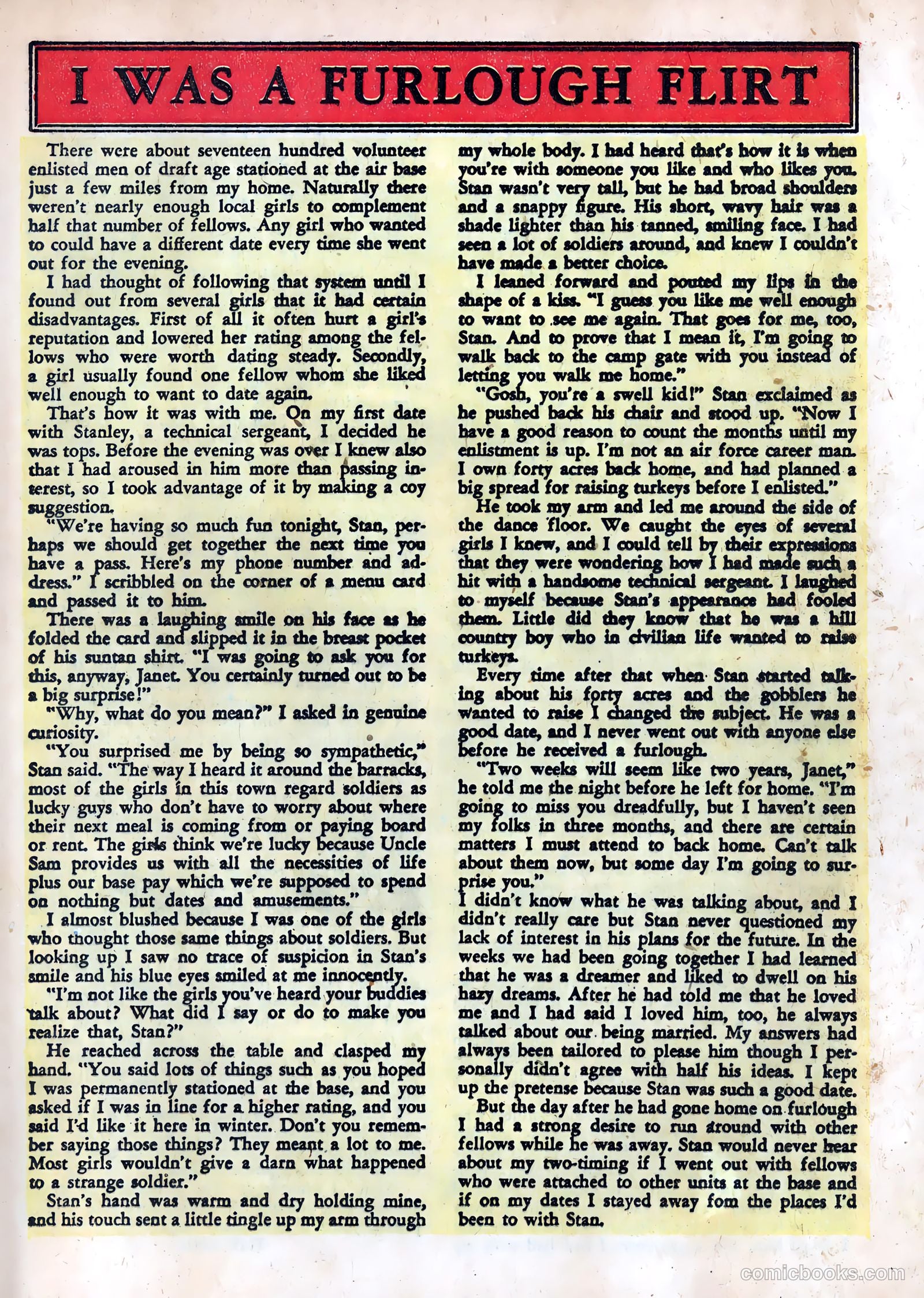 Wartime Romances #5 — page 25 of 36