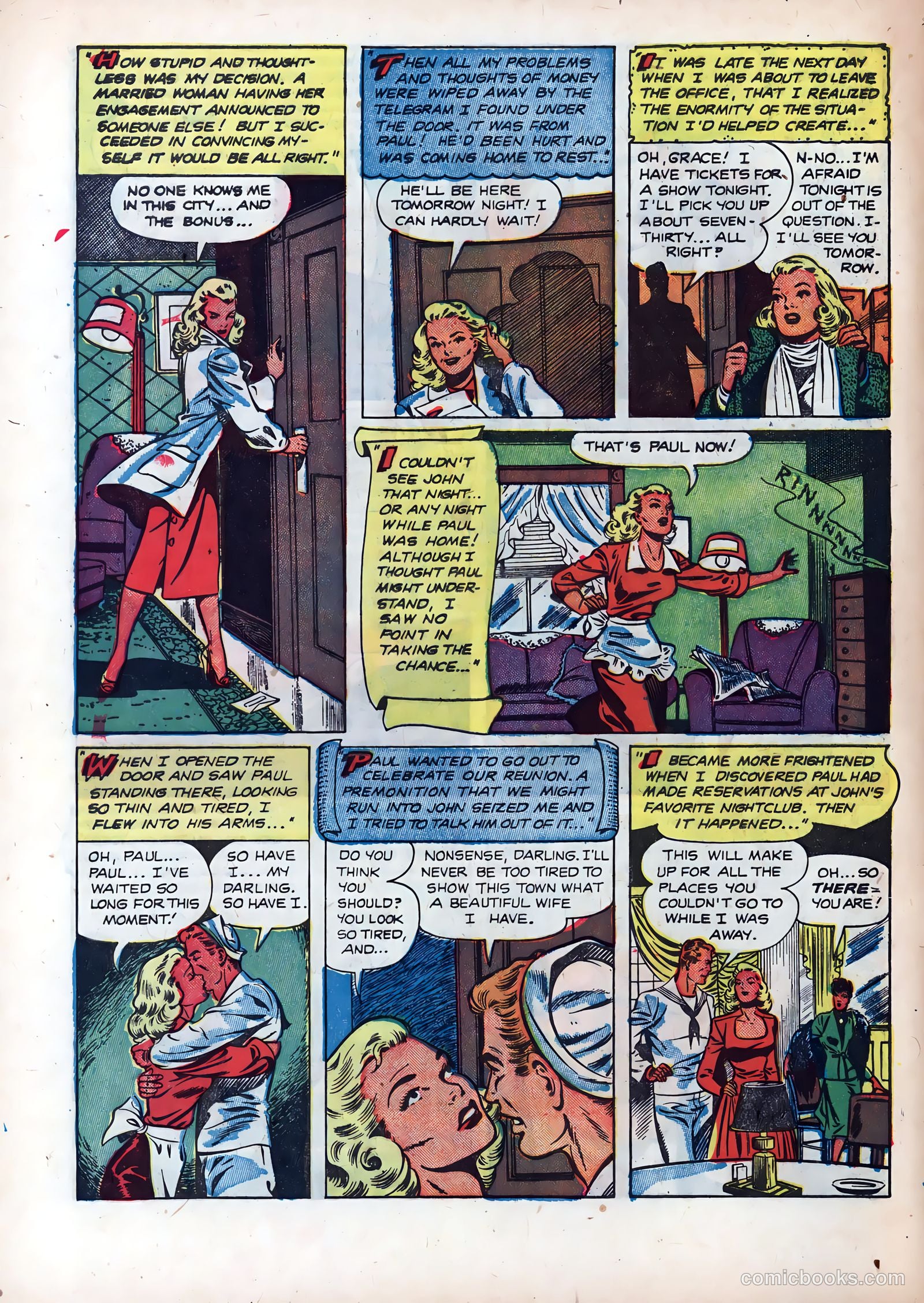 Wartime Romances #6 — page 8 of 36