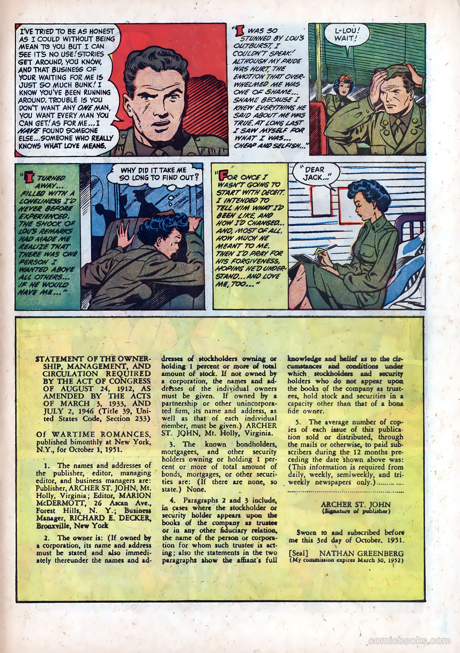 Wartime Romances #6 — page 27 of 36