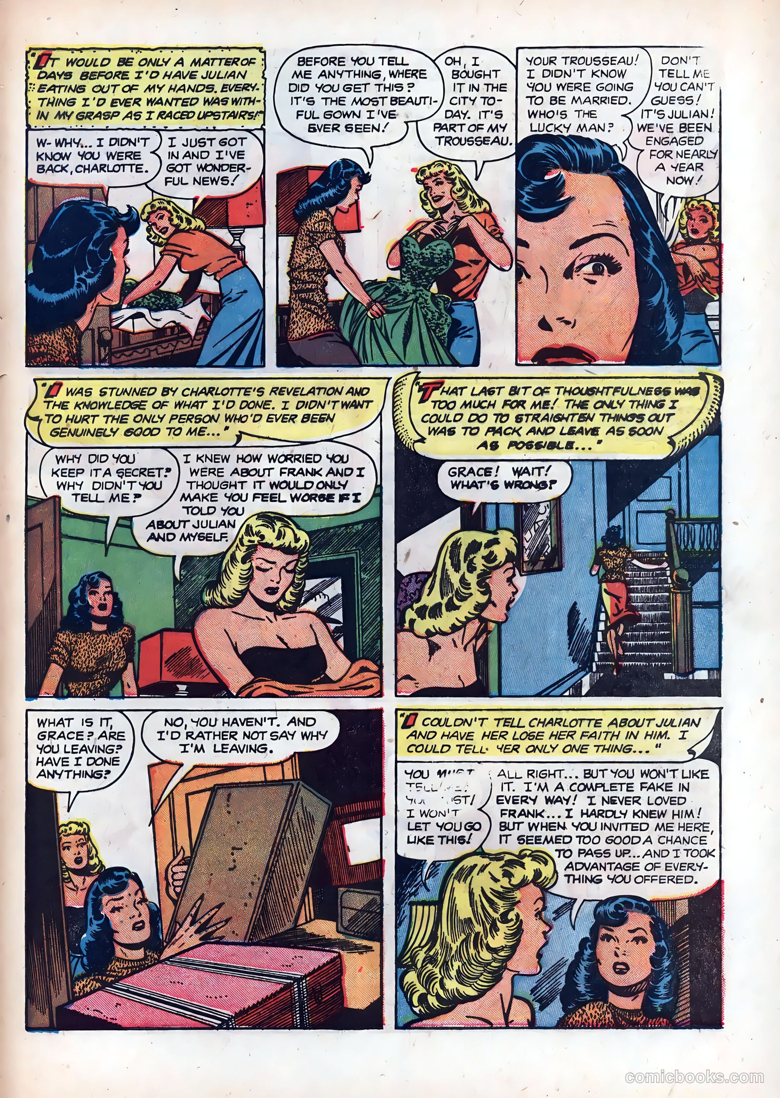 Wartime Romances #6 — page 33 of 36