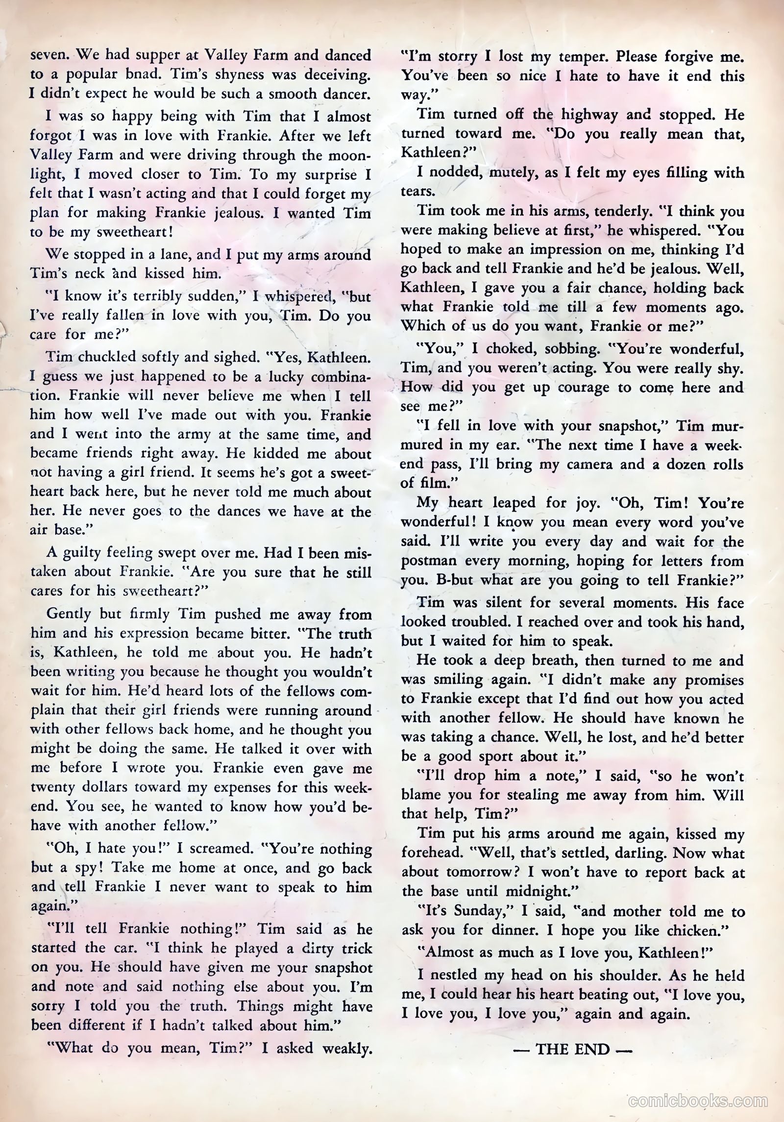 Wartime Romances #6 — page 35 of 36