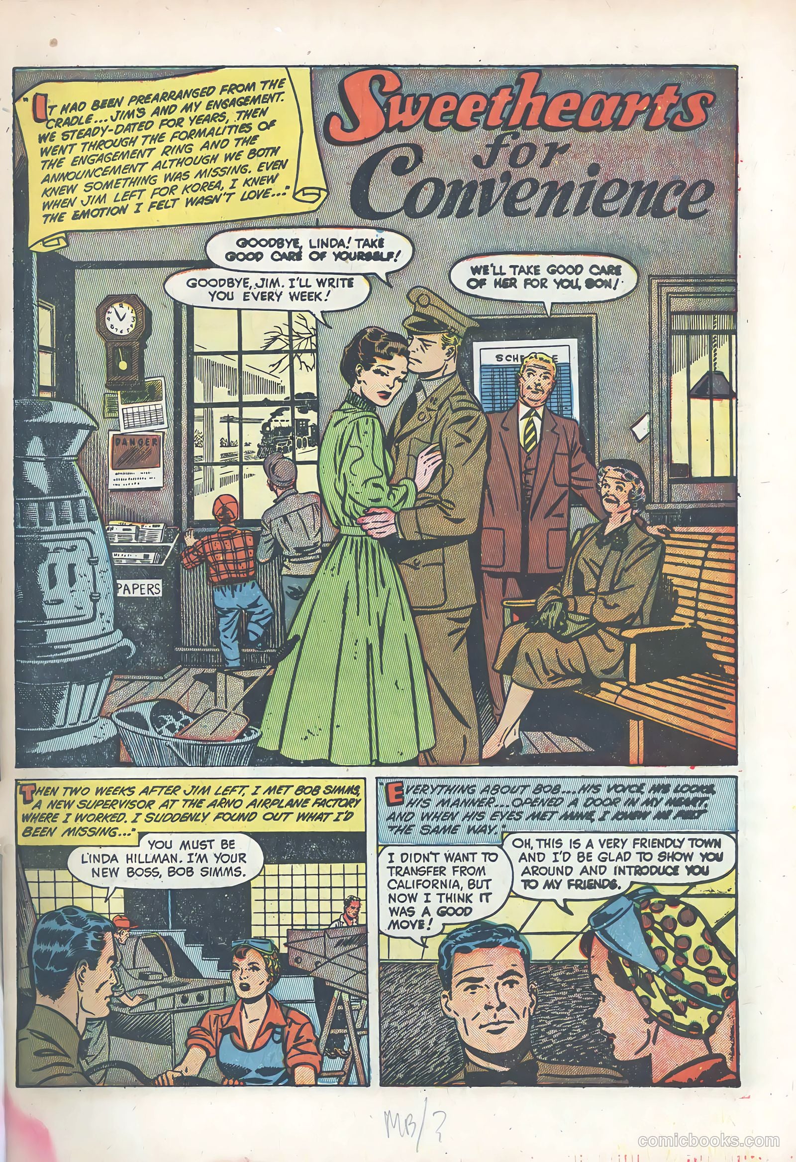 Wartime Romances #7 — page 3 of 36