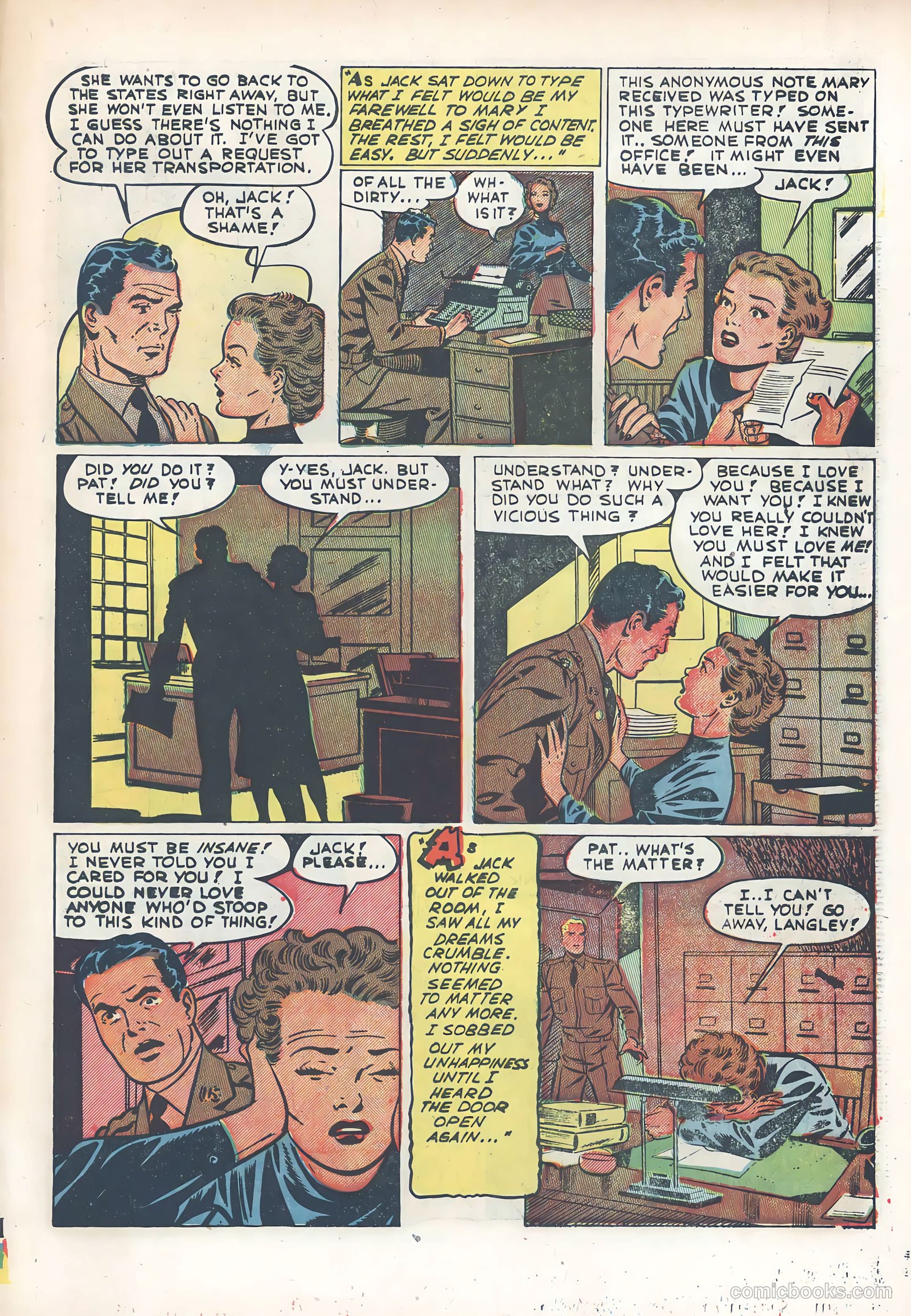 Wartime Romances #7 — page 33 of 36