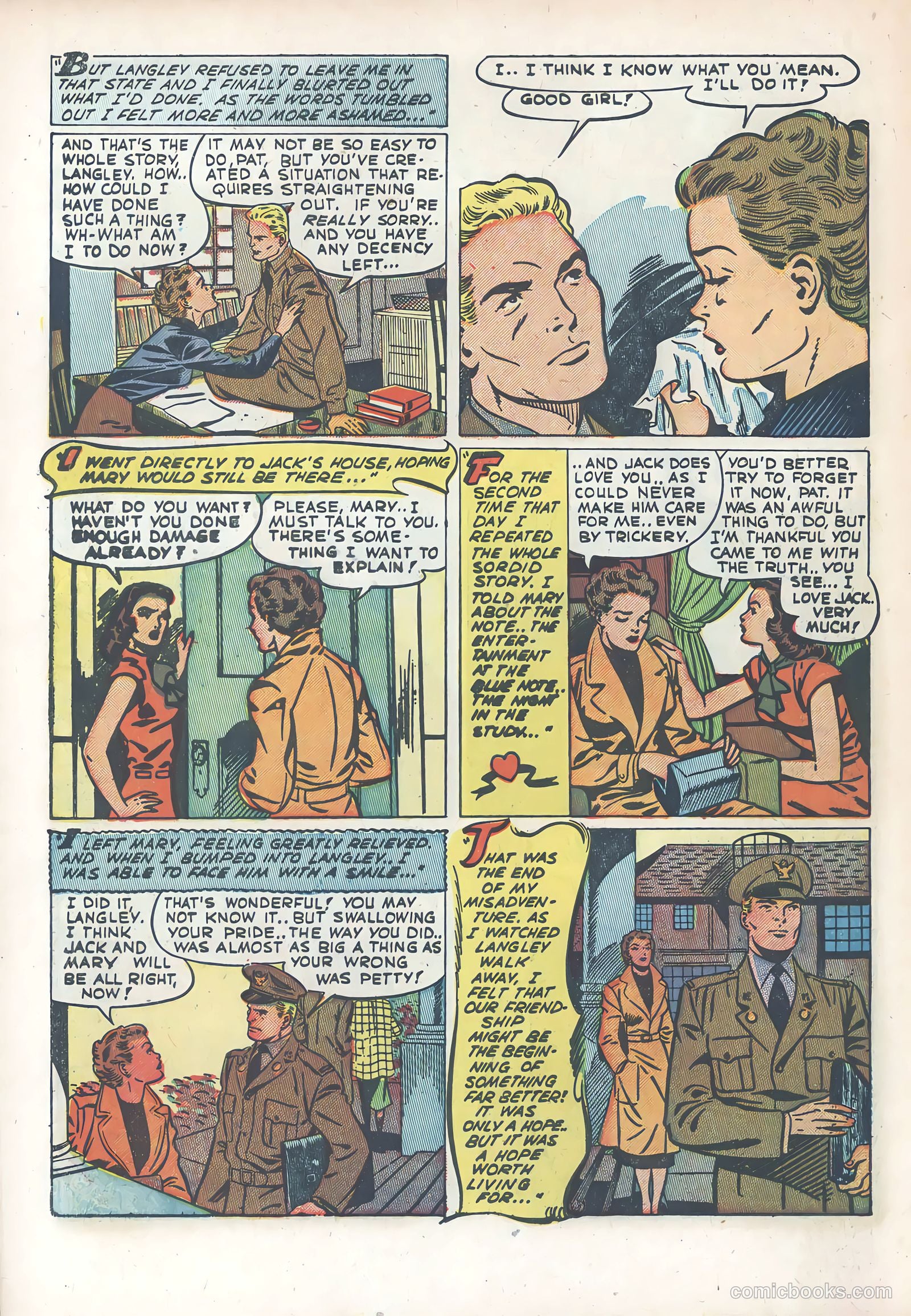 Wartime Romances #7 — page 34 of 36