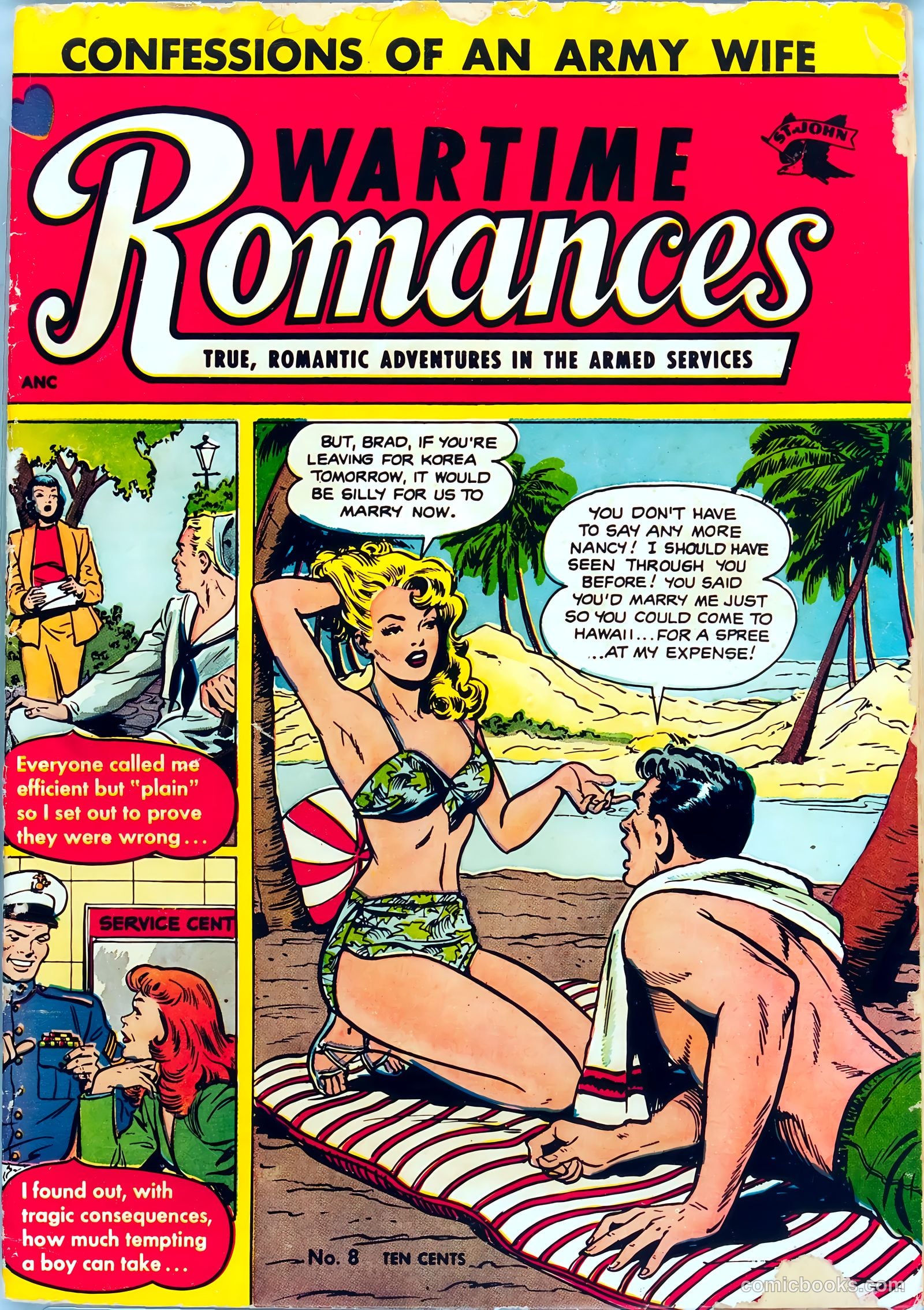 Wartime Romances #8 — page 1 of 36