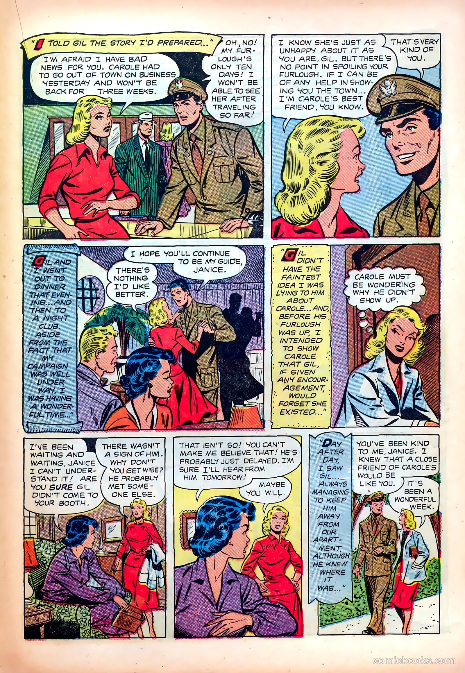 Wartime Romances #8 — page 21 of 36