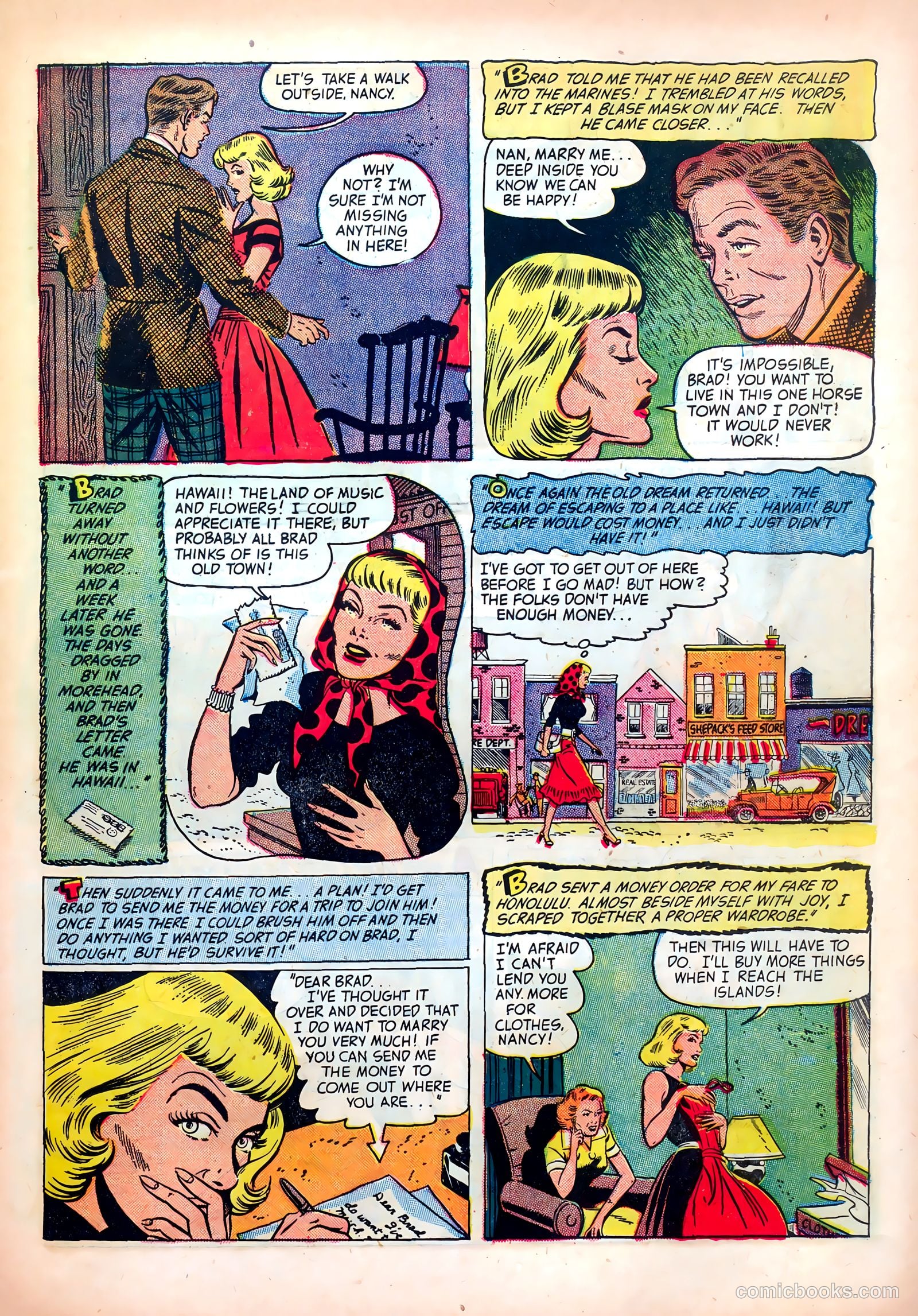 Wartime Romances #8 — page 29 of 36