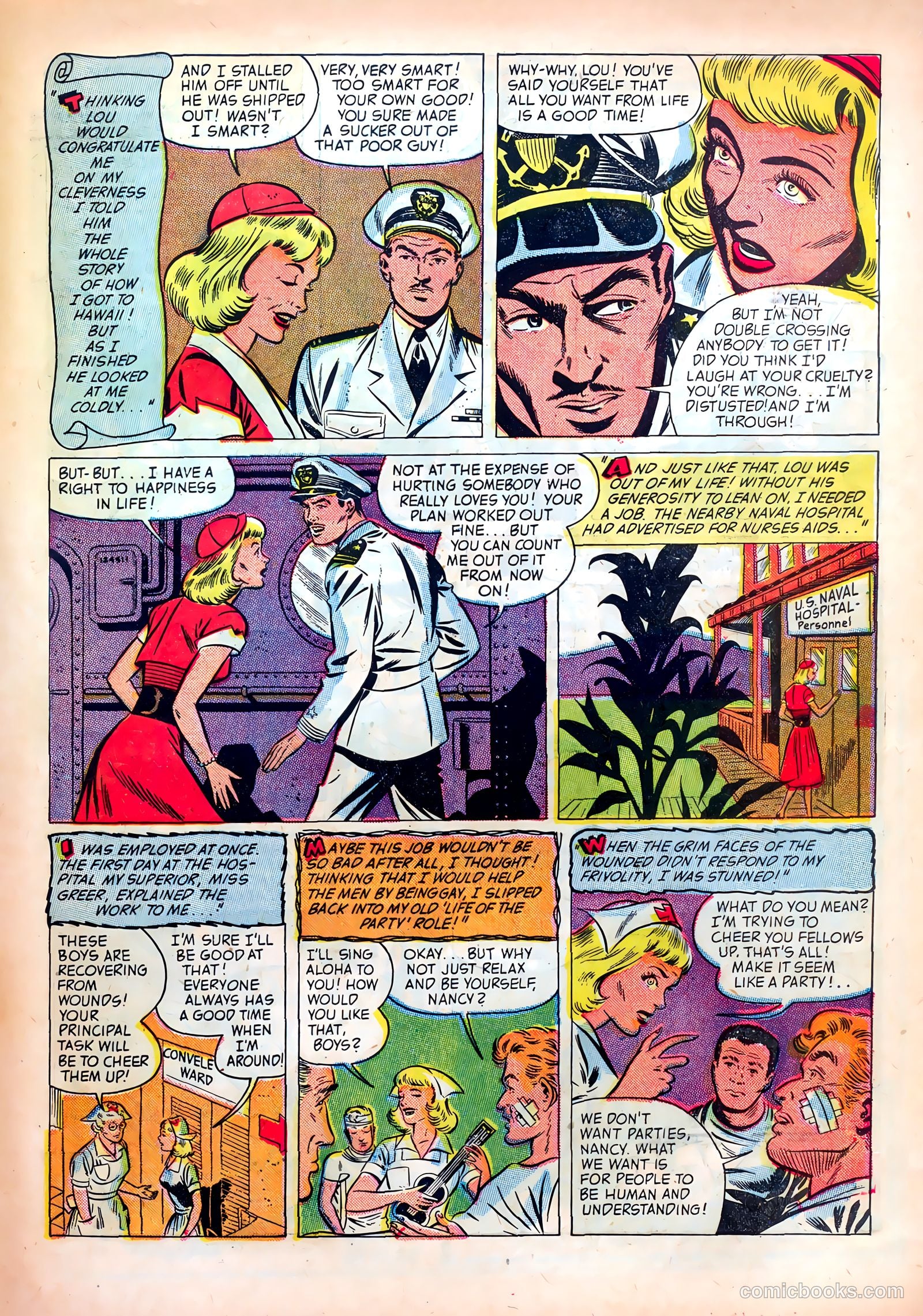 Wartime Romances #8 — page 33 of 36